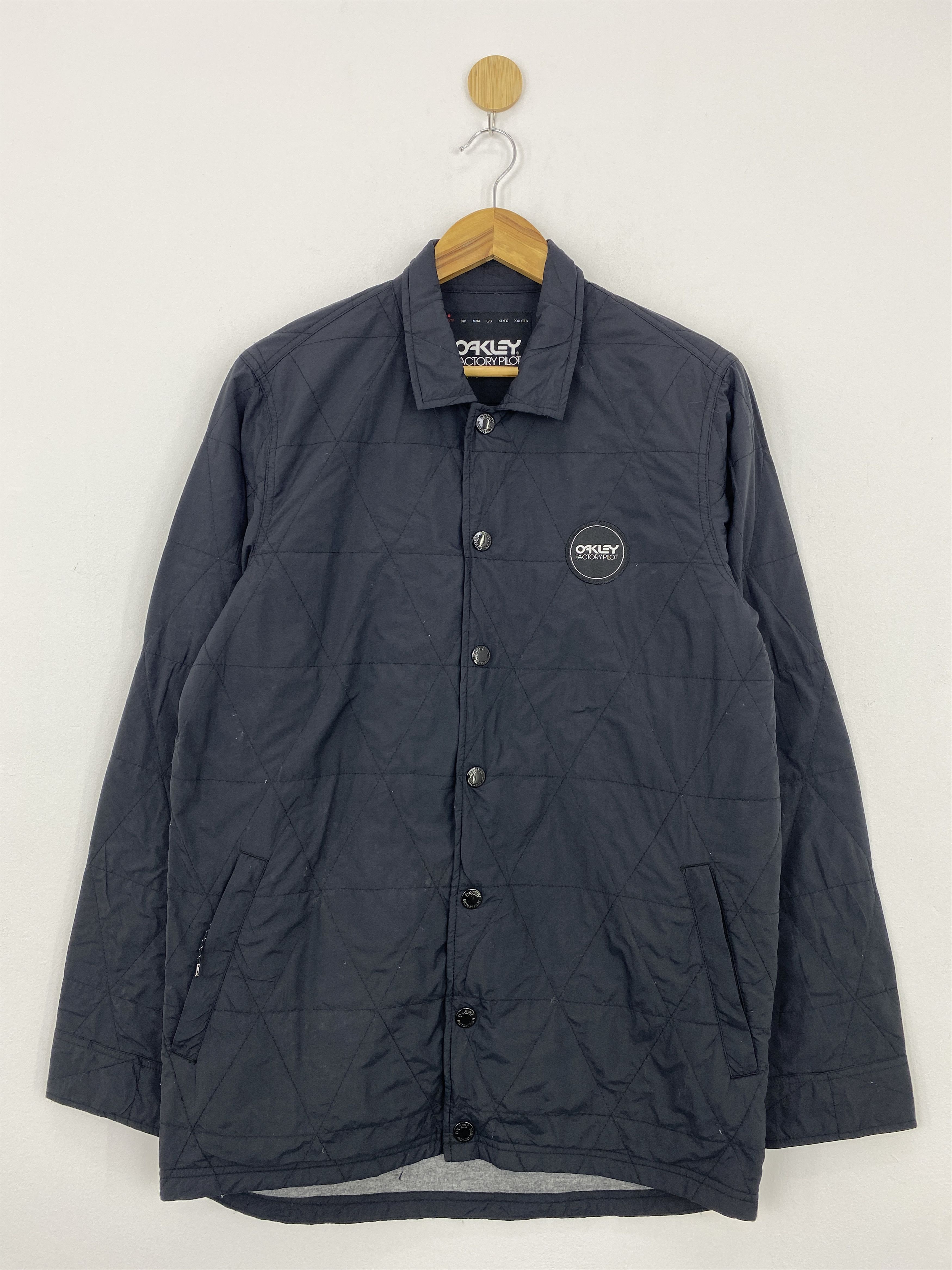 Oakley Vintage 90s Oakley Factory Pilot Quilted Jacket J1837Up Size US XS / EU 42 / 0 - 1 Thumbnail