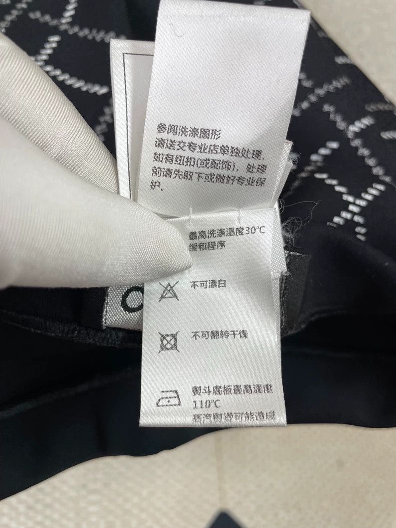 Chanel Chanel Diamond check logo printed elastic pants Size 24" / US 00 / IT 34 - 5 Thumbnail