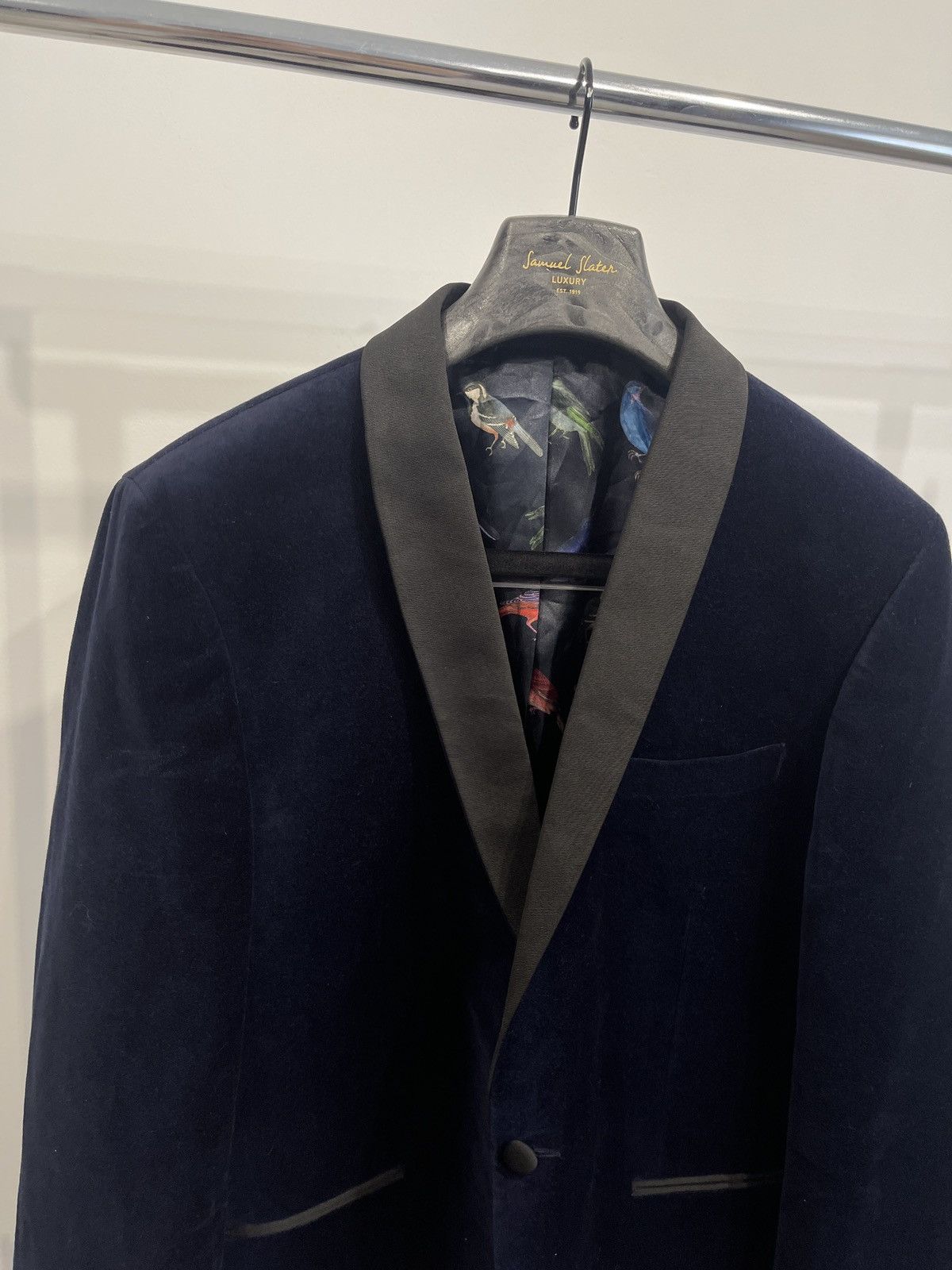 NEXT Velvet jacket classic blazer sport coat 44R Size 44R - 3 Thumbnail
