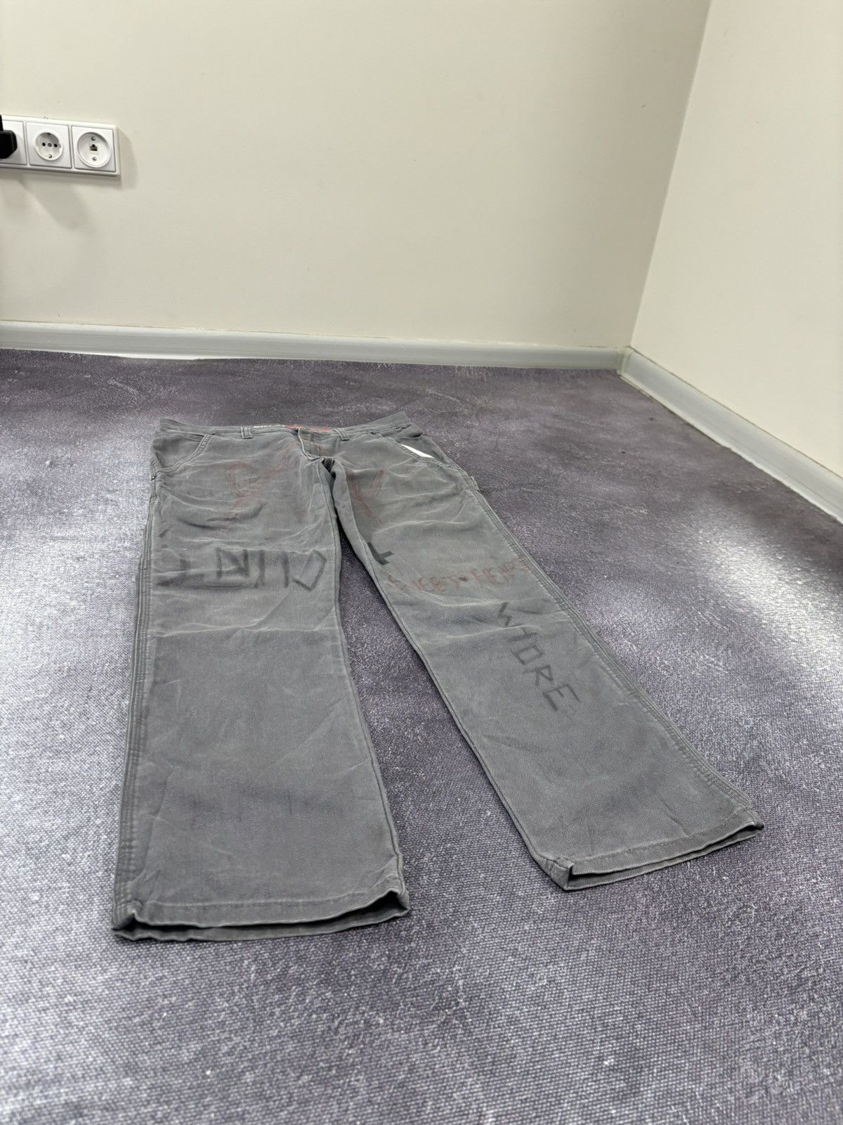 Dickies Vintage Dickies Custom Anarchy Cult Hype Pants Size US 30 / EU 46 - 8 Thumbnail