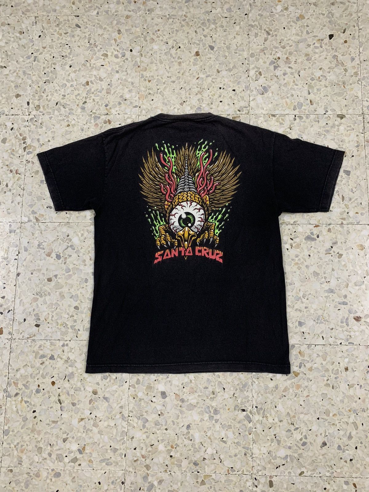 Santa Cruz Skateboards VINTAGE SANTA CRUZ SKATE BOARDS BACK HIT VERY RARE Size US M / EU 48-50 / 2 - 10 Thumbnail