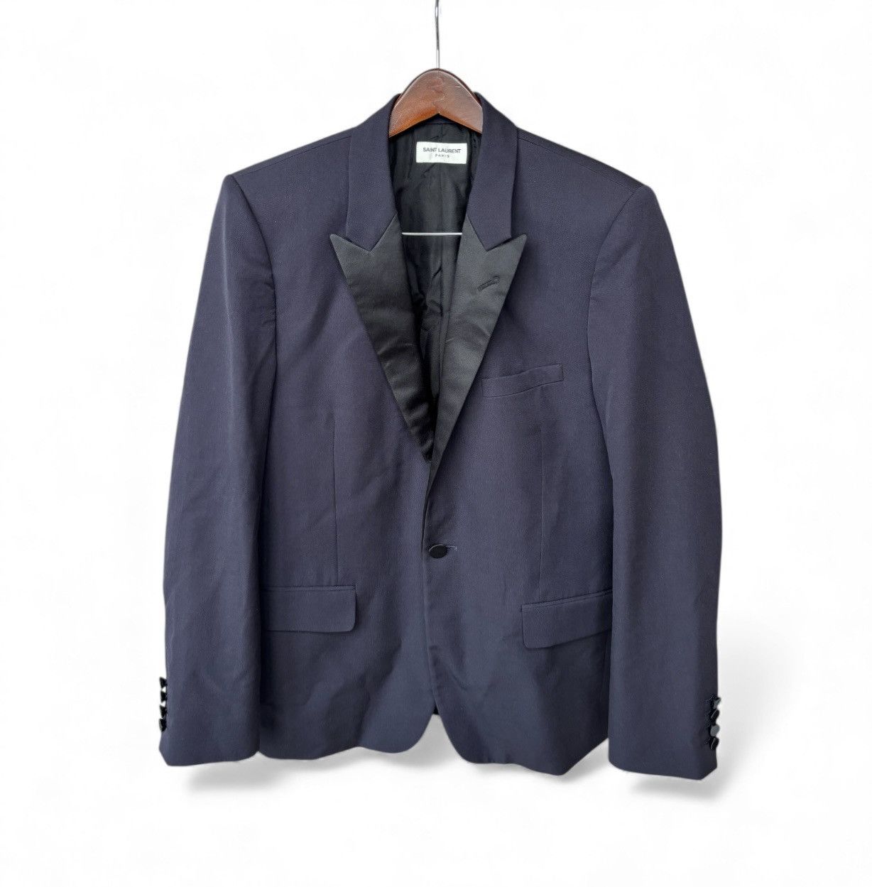 Saint Laurent Paris Saint Laurent Tuxedo Blazer Jacket Size US L / EU 52-54 / 3 - 1 Thumbnail