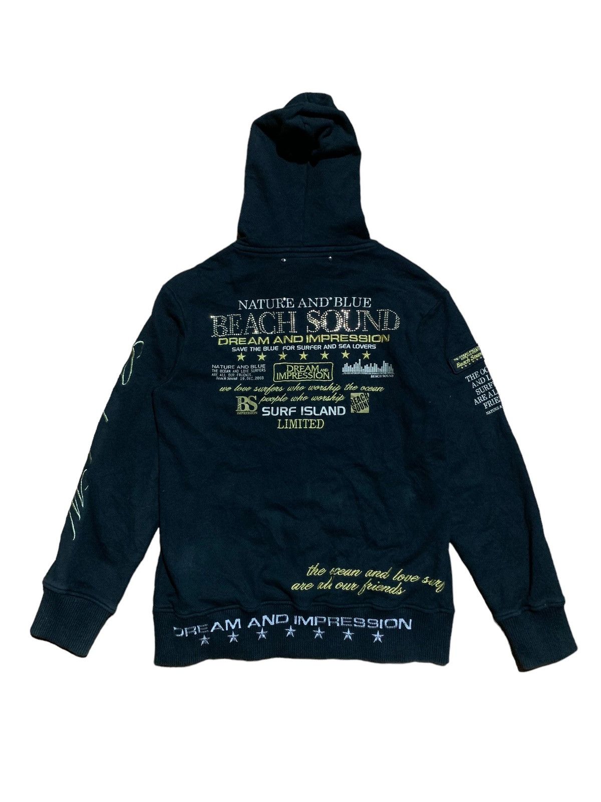 If Six Was Nine Beach Sounds poem punk rock fur hoodie if6was9 LgB style Size US L / EU 52-54 / 3 - 3 Thumbnail