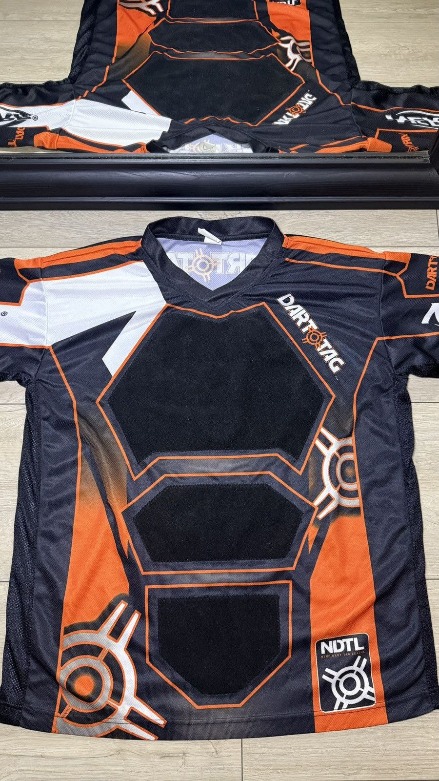 Other Y2K 2000s Nerf Dart Tag League Orange And Black Jersey Shirt Size US L / EU 52-54 / 3 - 3 Thumbnail