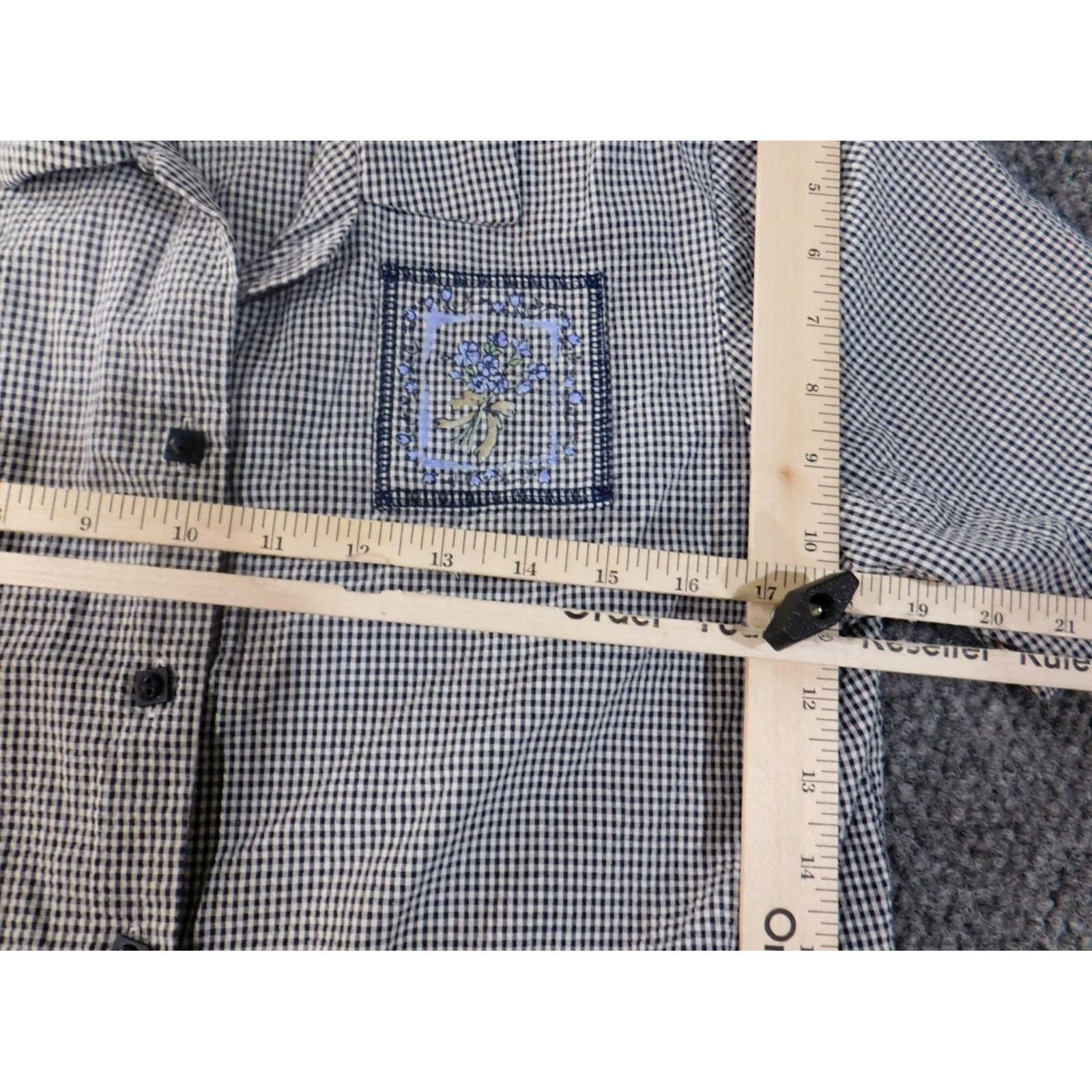 Vintage Alfred Dunner Button-Up Shirt Womens Size XL / US 12-14 / IT 48-50 - 7 Thumbnail