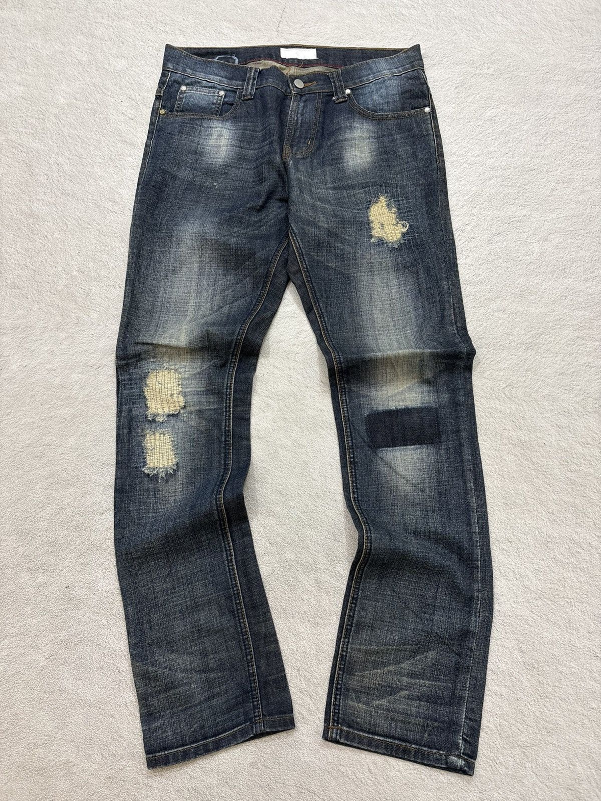 Kapital 2000s Japanese distreshed Sasiko denim kapital style Size US 32 / EU 48 - 1 Thumbnail