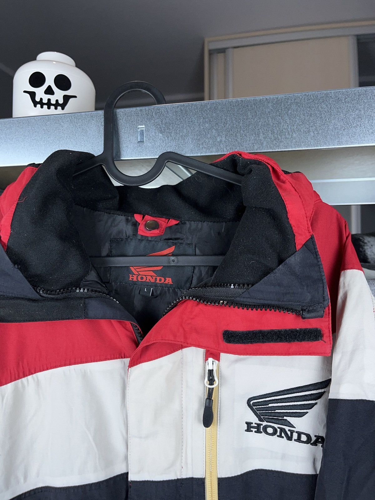 Honda × Japanese Brand Honda y2k racing moto style multi logo zip jacket vintage Size US L / EU 52-54 / 3 - 5 Thumbnail