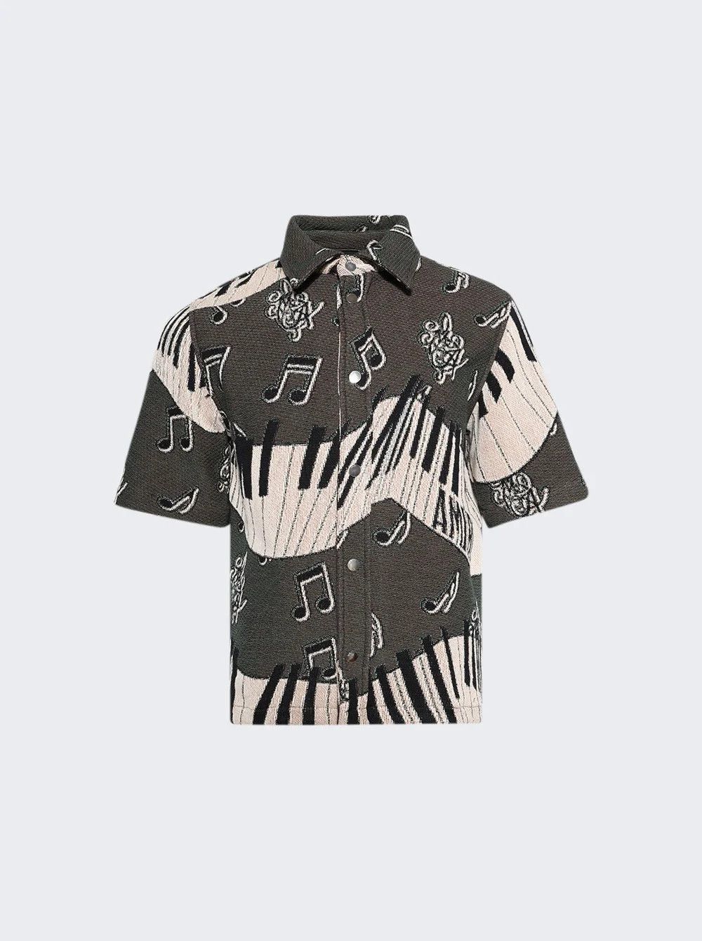 Amiri o1s1wg110526 Piano Keys Tapestry Shirt in Multicolor Size US S / EU 44-46 / 1 - 1 Thumbnail