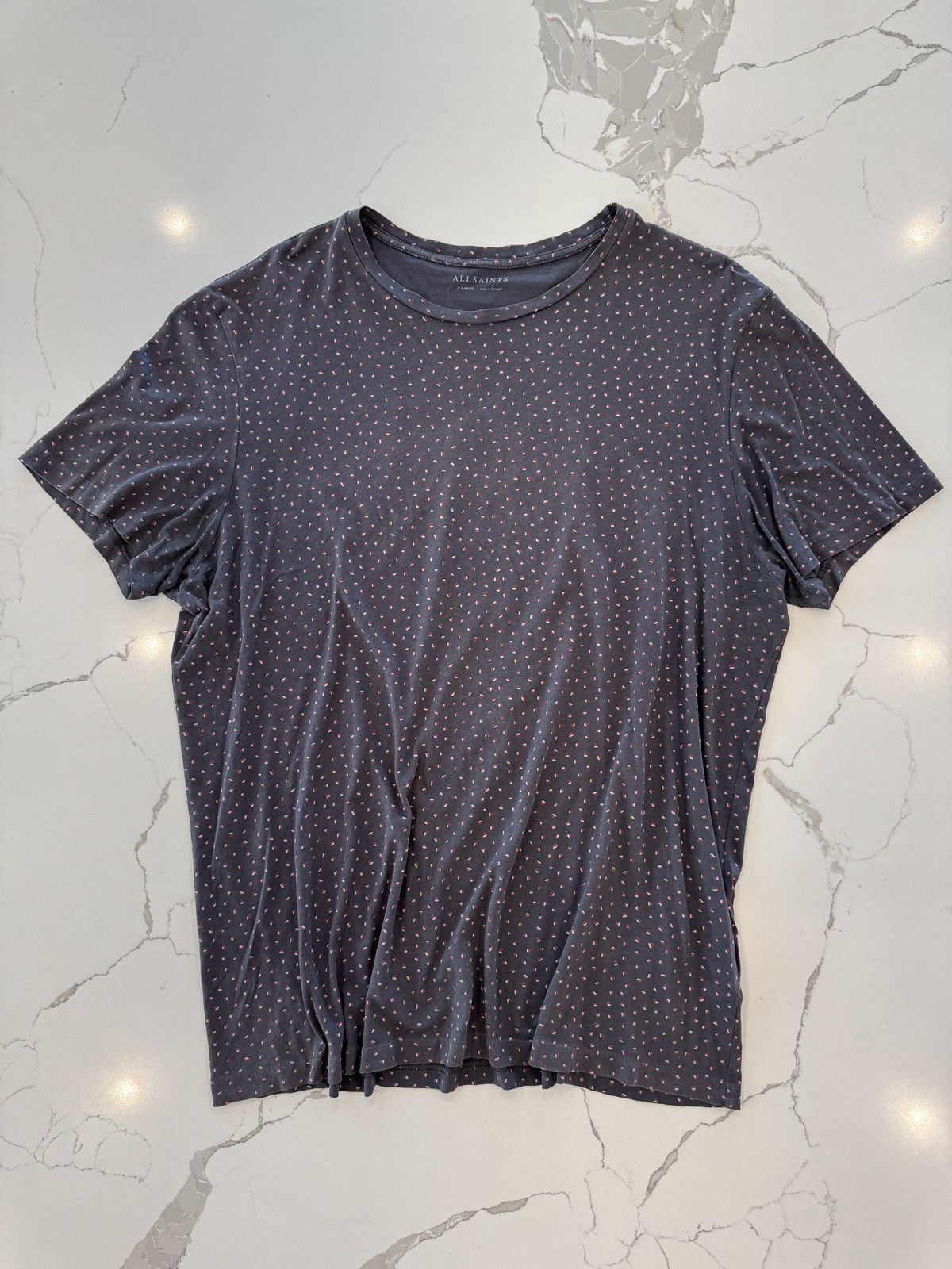 Allsaints AllSaints Clam Crew Tee Size US XL / EU 56 / 4 - 1 Thumbnail