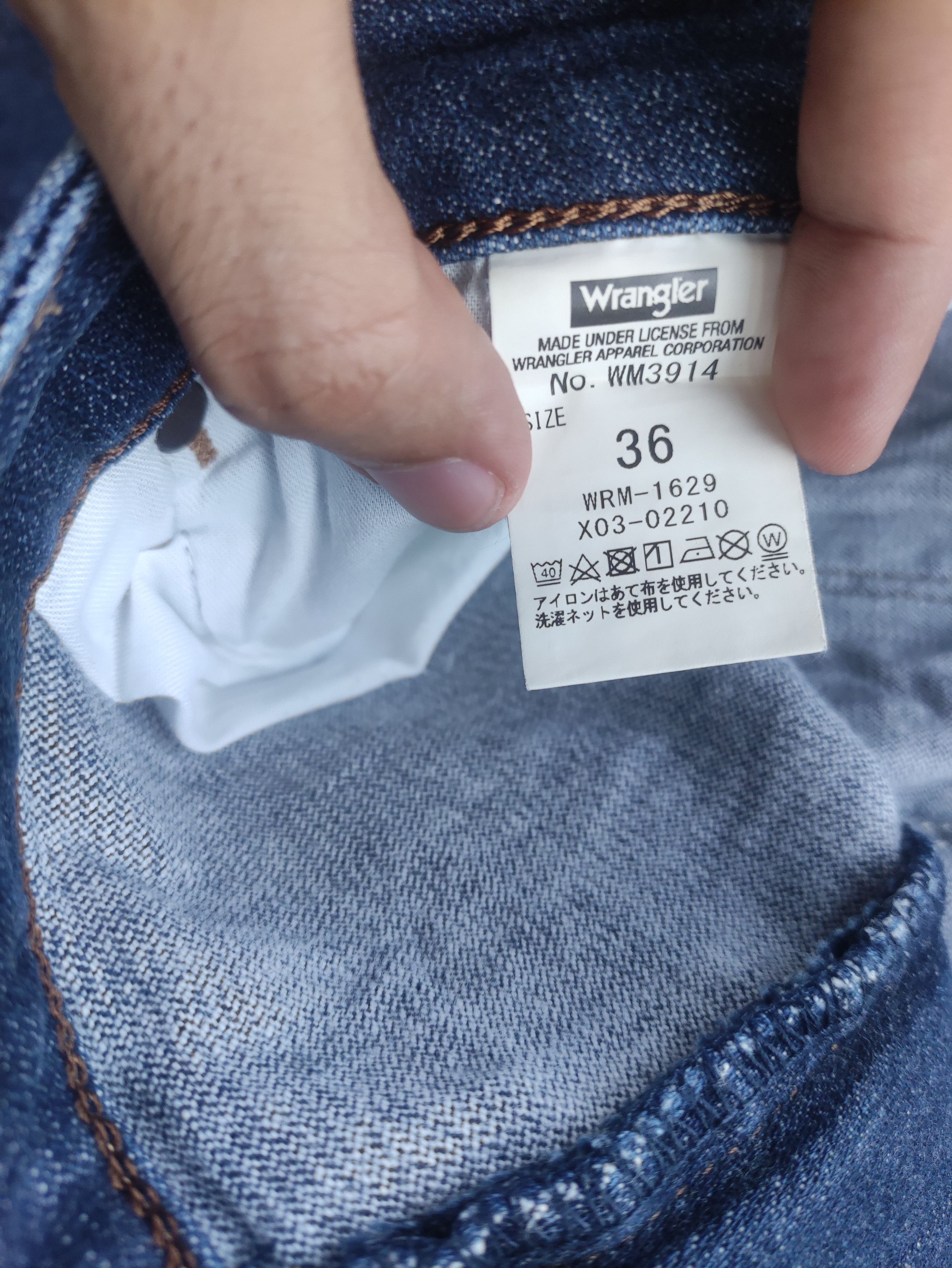 Wrangler Vintage Wrangler Jean Distressed Faded Denim Size US 36 / EU 52 - 7 Thumbnail