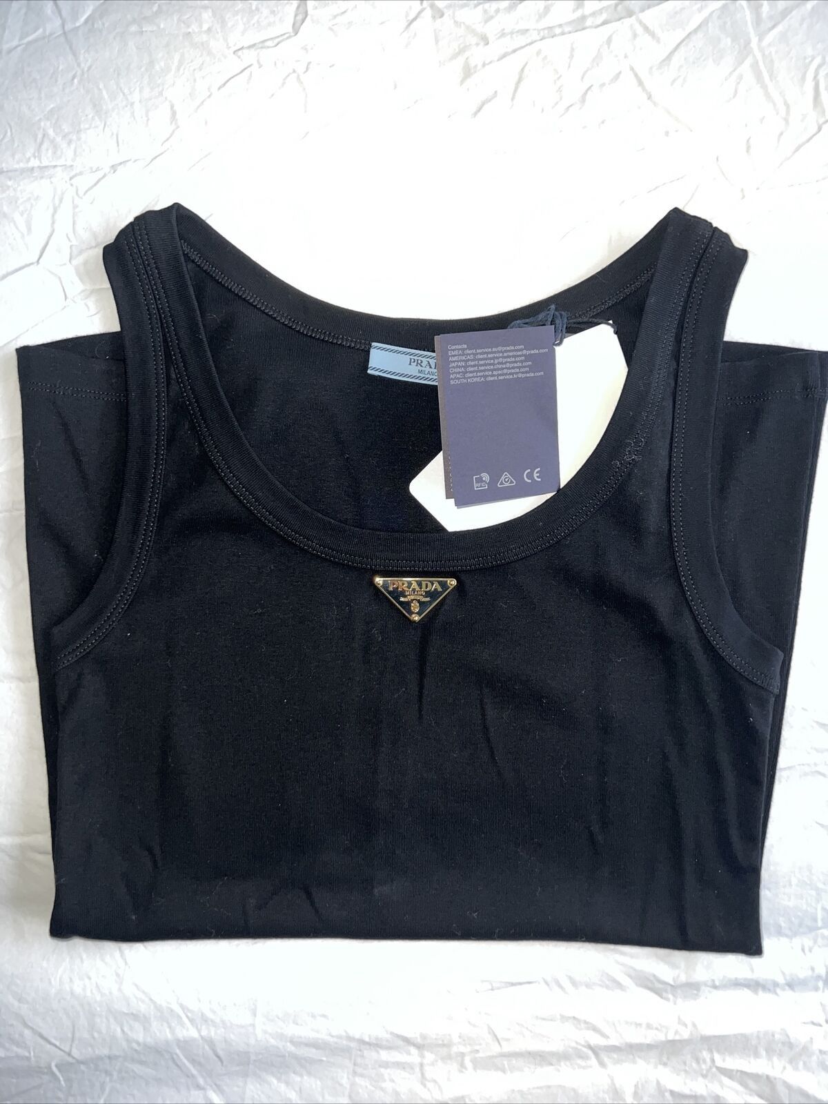 Image of Black Prada Tank Top, Women's (Size XS)