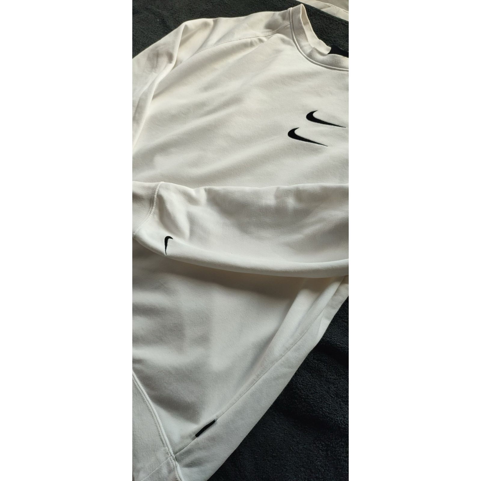 Nike Nike MENS Swoosh Casual Double-Hook Crew-neck XL white Size US XL / EU 56 / 4 - 6 Thumbnail