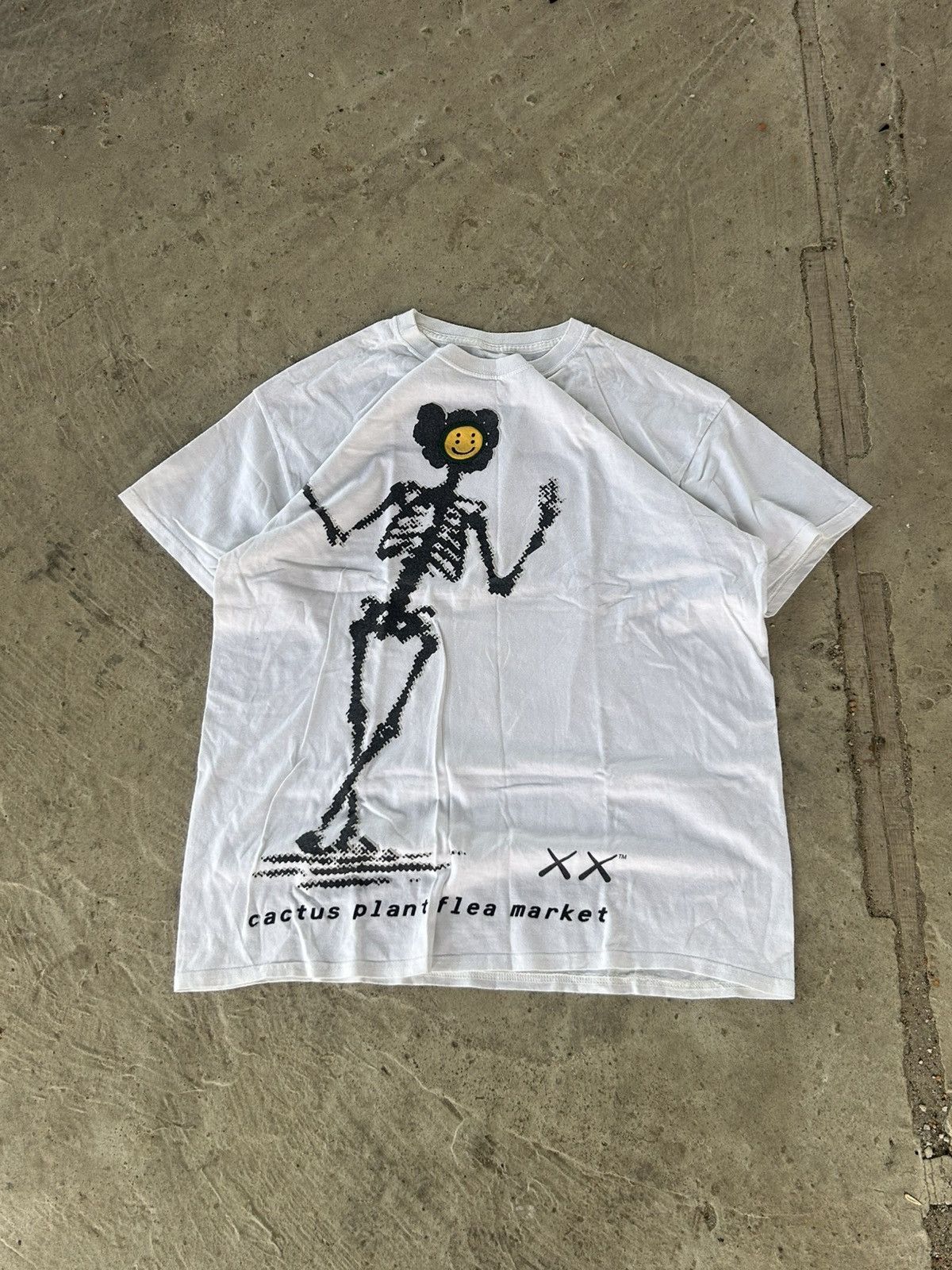 Cactus Plant Flea Market × Kaws CPFM x Kaws Rare Y2K Streetwear Vintage Archive t-shirt Size US L / EU 52-54 / 3 - 4 Thumbnail