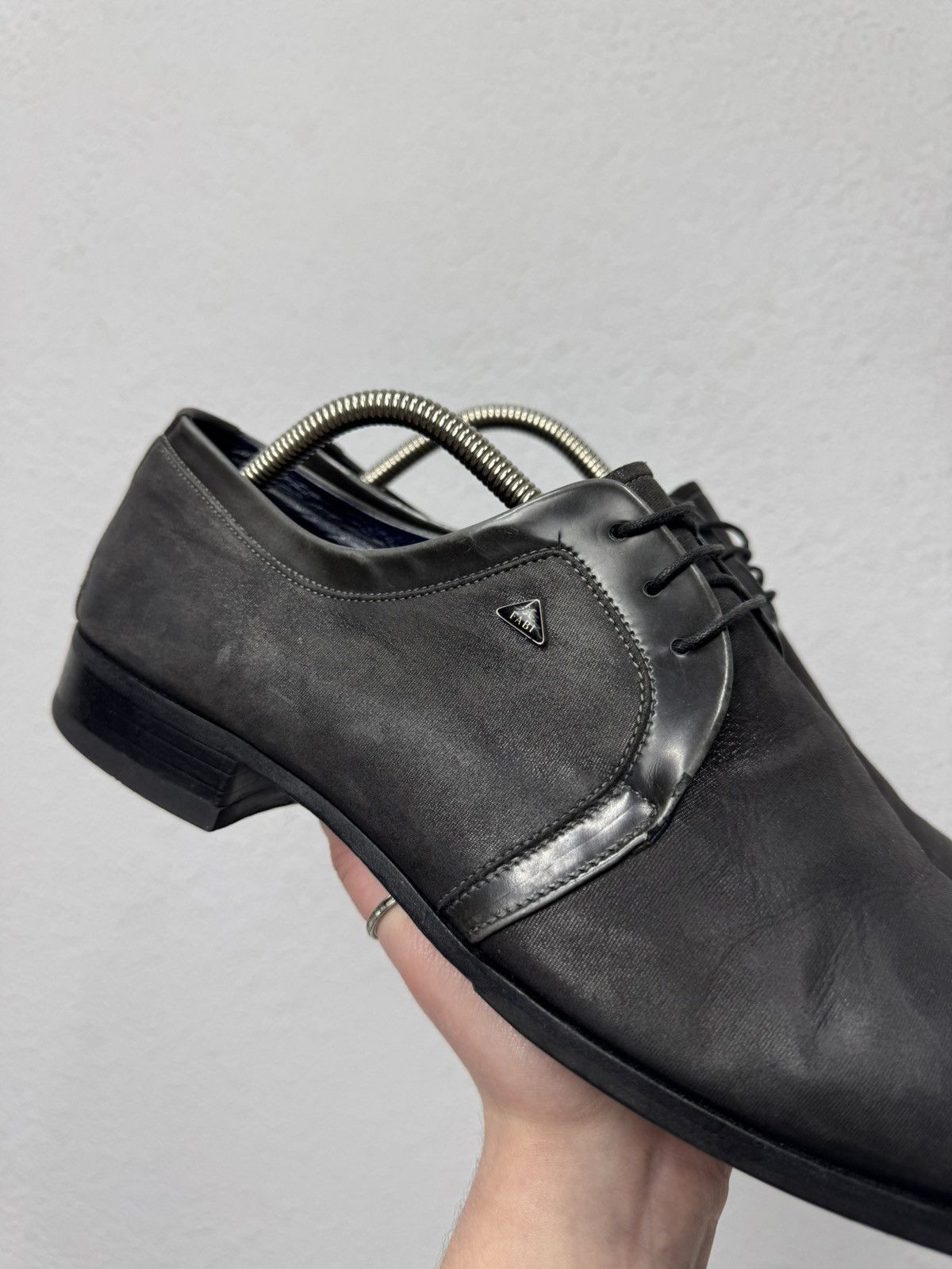 FABI Shoes Luxury FABI Elegant Suede Italian Desig Leather Prada Size US 12 / EU 45 - 3 Thumbnail