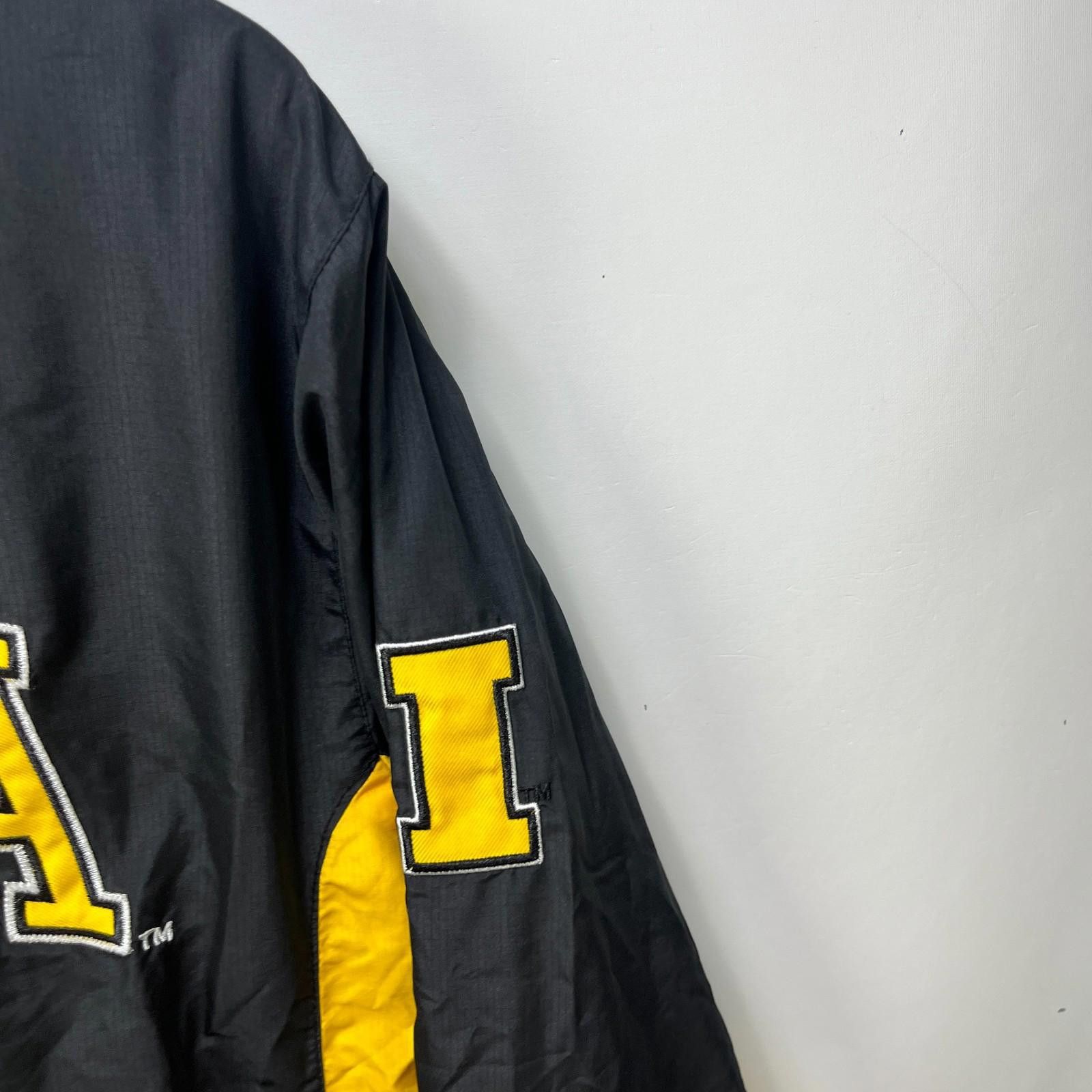 Other Vintage Iowa Hawkeyes Pullover Windbreaker Jacket Medium Size ONE SIZE - 3 Thumbnail