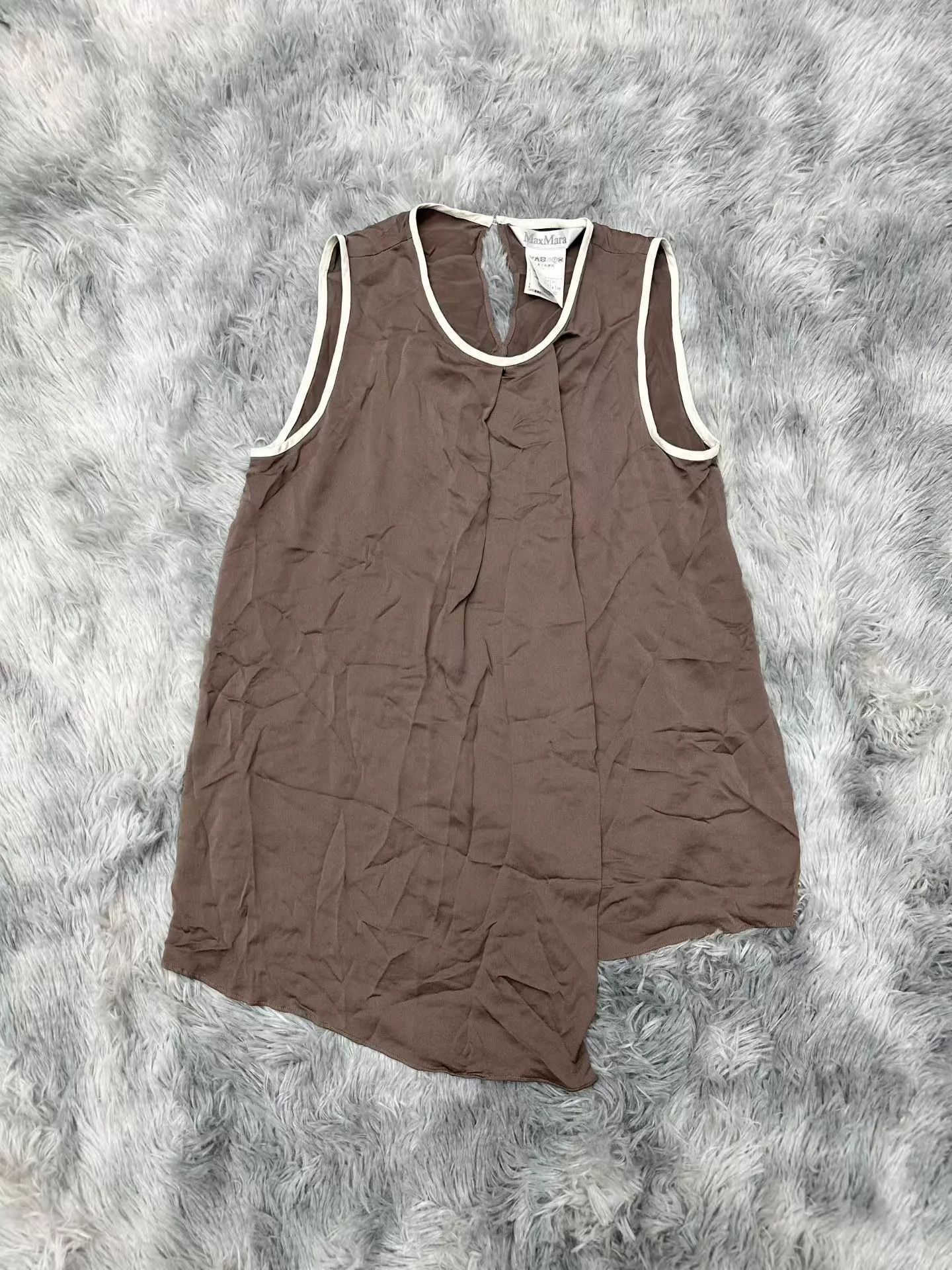 Max Mara Max Mara Women's Silk Short Sleeve 34 New Size XS / US 0-2 / IT 36-38 - 1 Thumbnail
