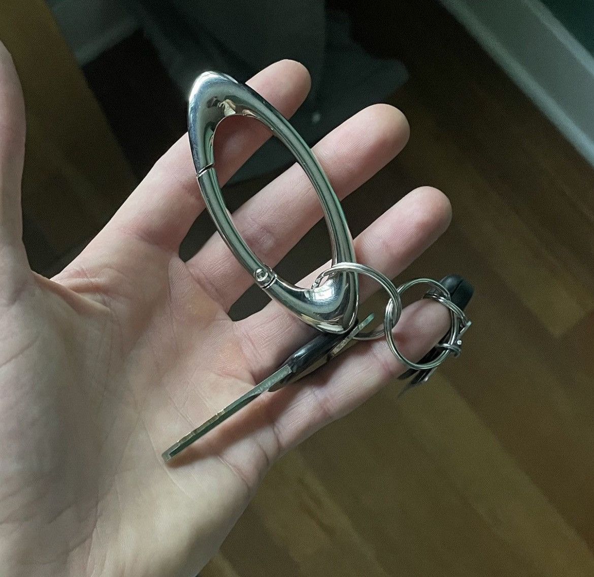 Oakley × Supreme Chrome oval carabiner Size ONE SIZE - 2 Thumbnail