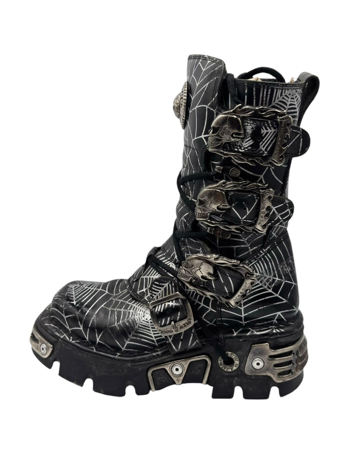 New Rock Vintage New Rock cobweb reactor boots Size 36 Size US 6 / IT 36 - 7 Thumbnail