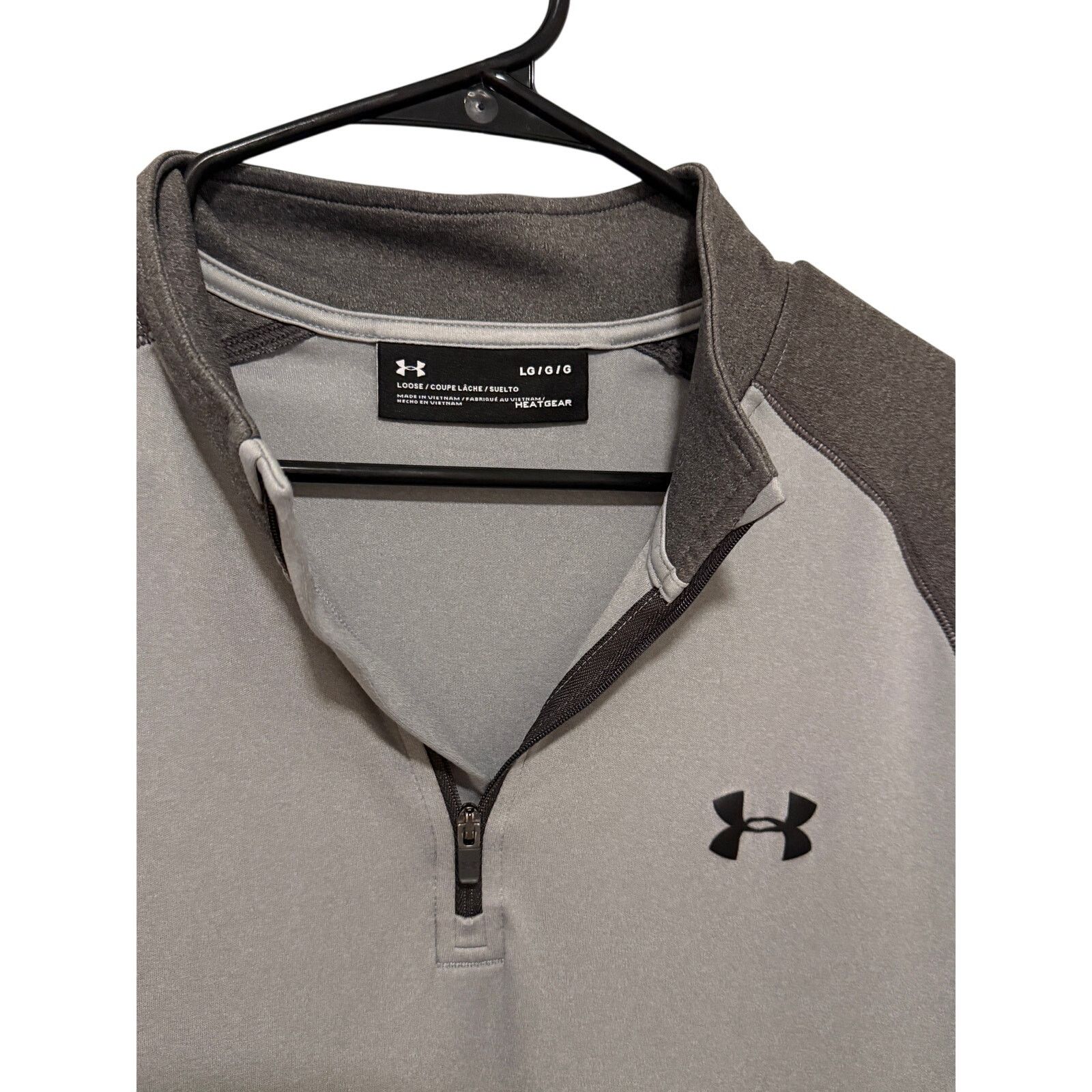 Under Armour Under Armour Men's Large Gray Up Long Sleeve Pullover Size US L / EU 52-54 / 3 - 4 Thumbnail