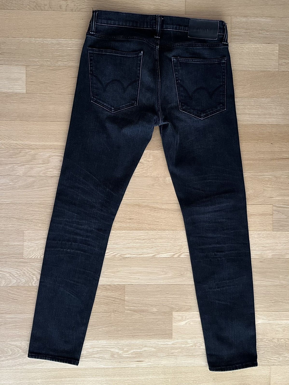 Edwin Edwin ED-85 Black Slim Tapered Selvedge Denim Size US 31 - 2 Thumbnail