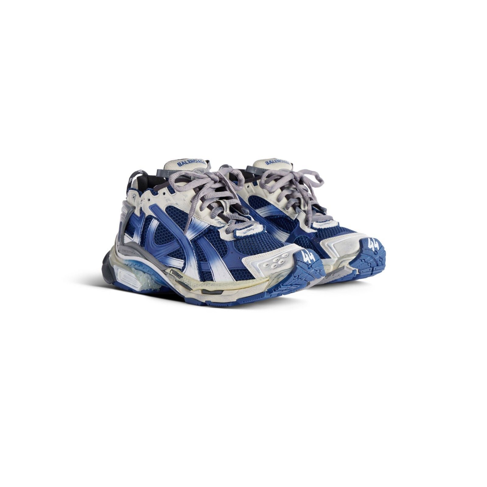 BALENCIAGA Runner Gradient $1190 Men's Beige/Navy/Grey Sneak
