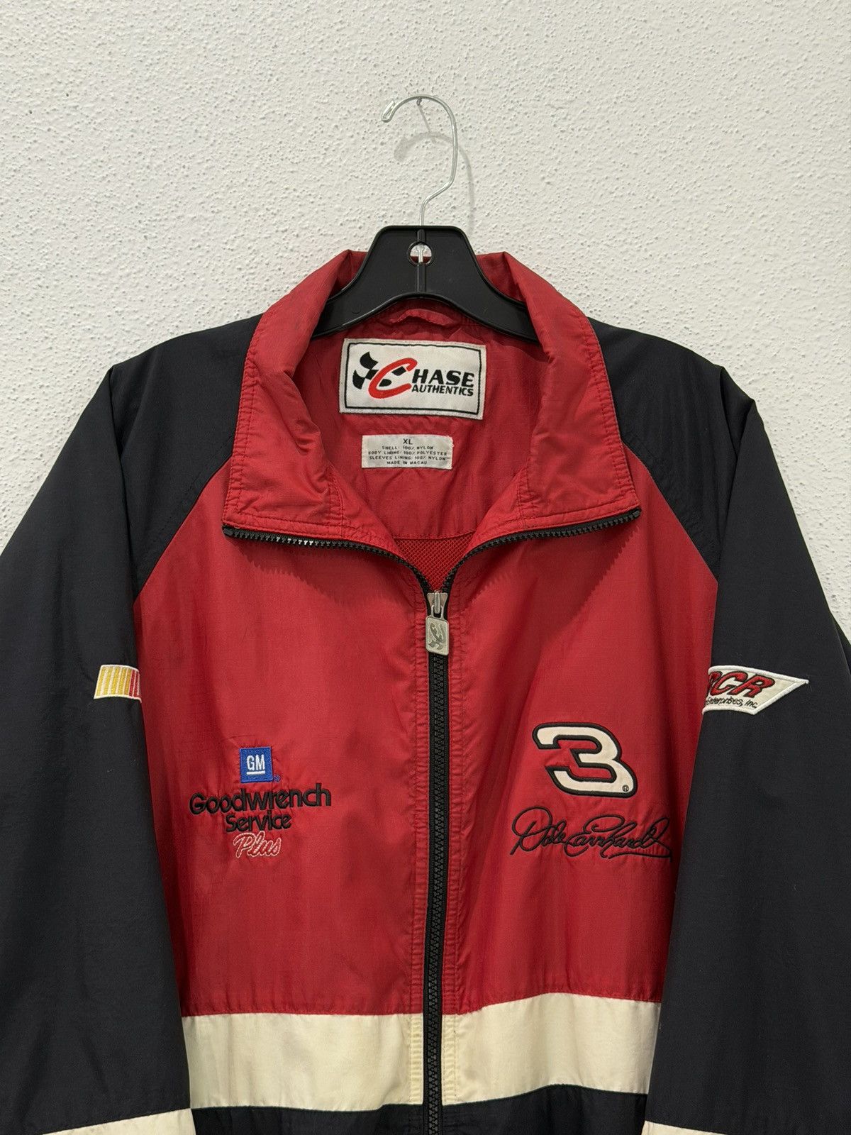 Chase Authentics Vintage Chase Authentics Dale Earnhardt Nascar Racing Jacket Size US XL / EU 56 / 4 - 2 Thumbnail