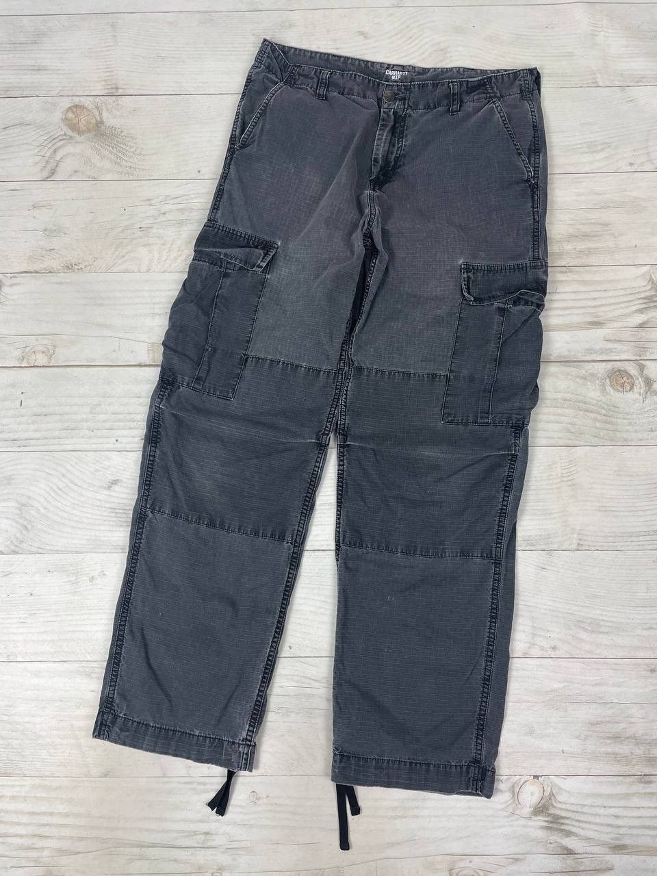 Carhartt Vintage Carhartt Wip Cargo Pants Work Distrissed Faded Size US 33 - 2 Thumbnail