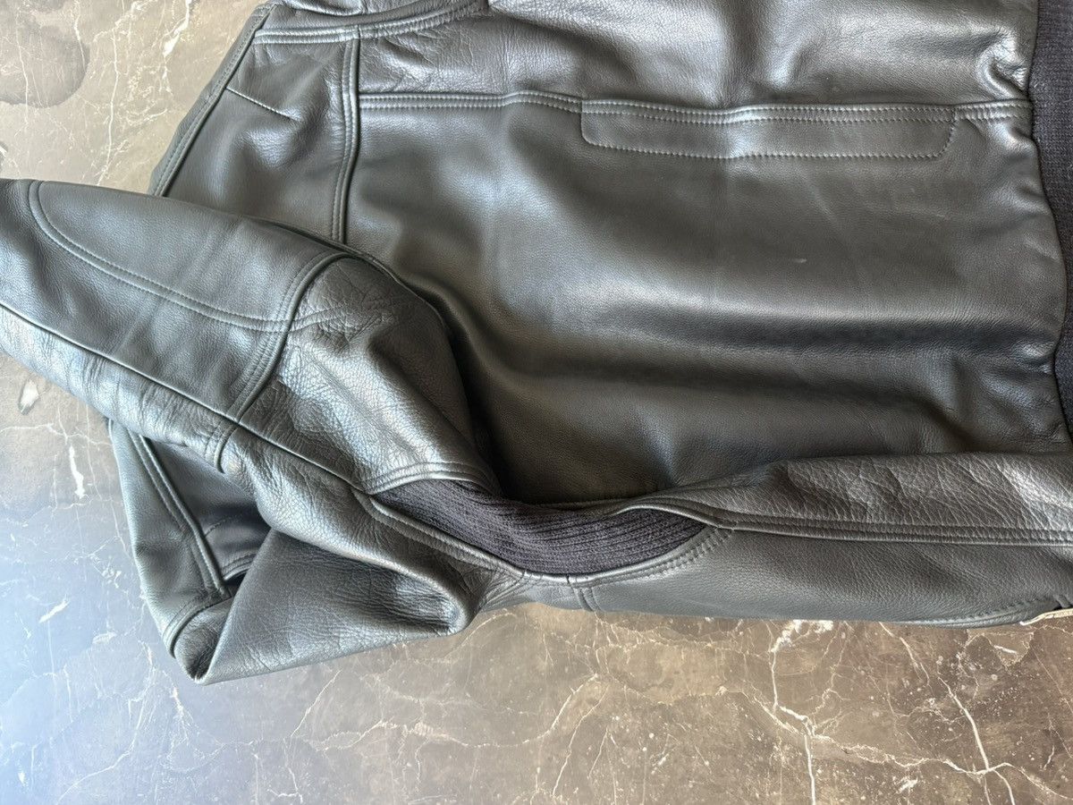 Other Jane Moto Black Leather Bomber Jacket — Made in Brooklyn, NY Size US M / EU 48-50 / 2 - 13 Thumbnail