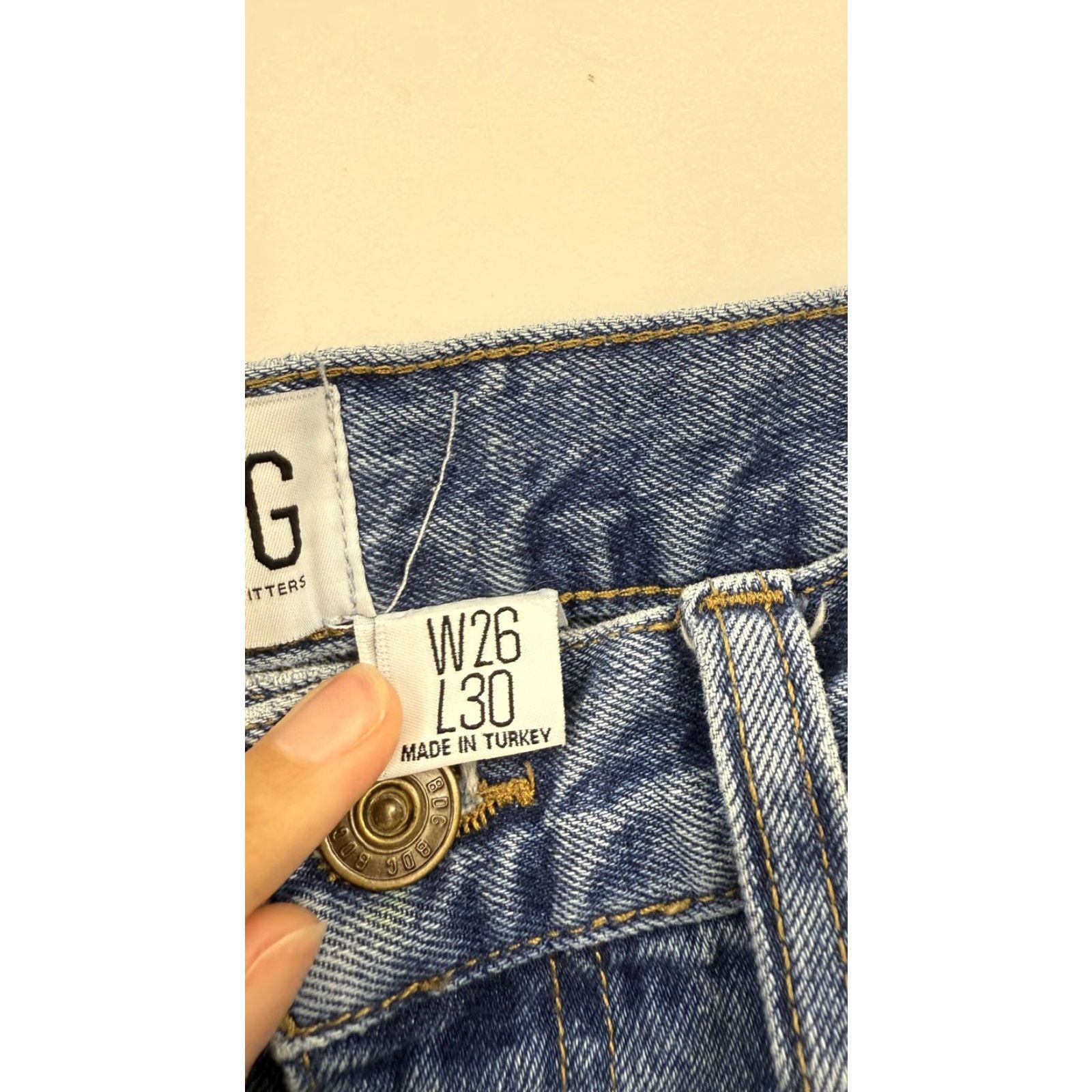 Bdg BDG Jeans Women's 26x30 Blue Modern Boyfriend Denim Relaxed Fit 100% Cotton W26 L30 Womens Size 26" / US 2 / IT 38 - 5 Thumbnail