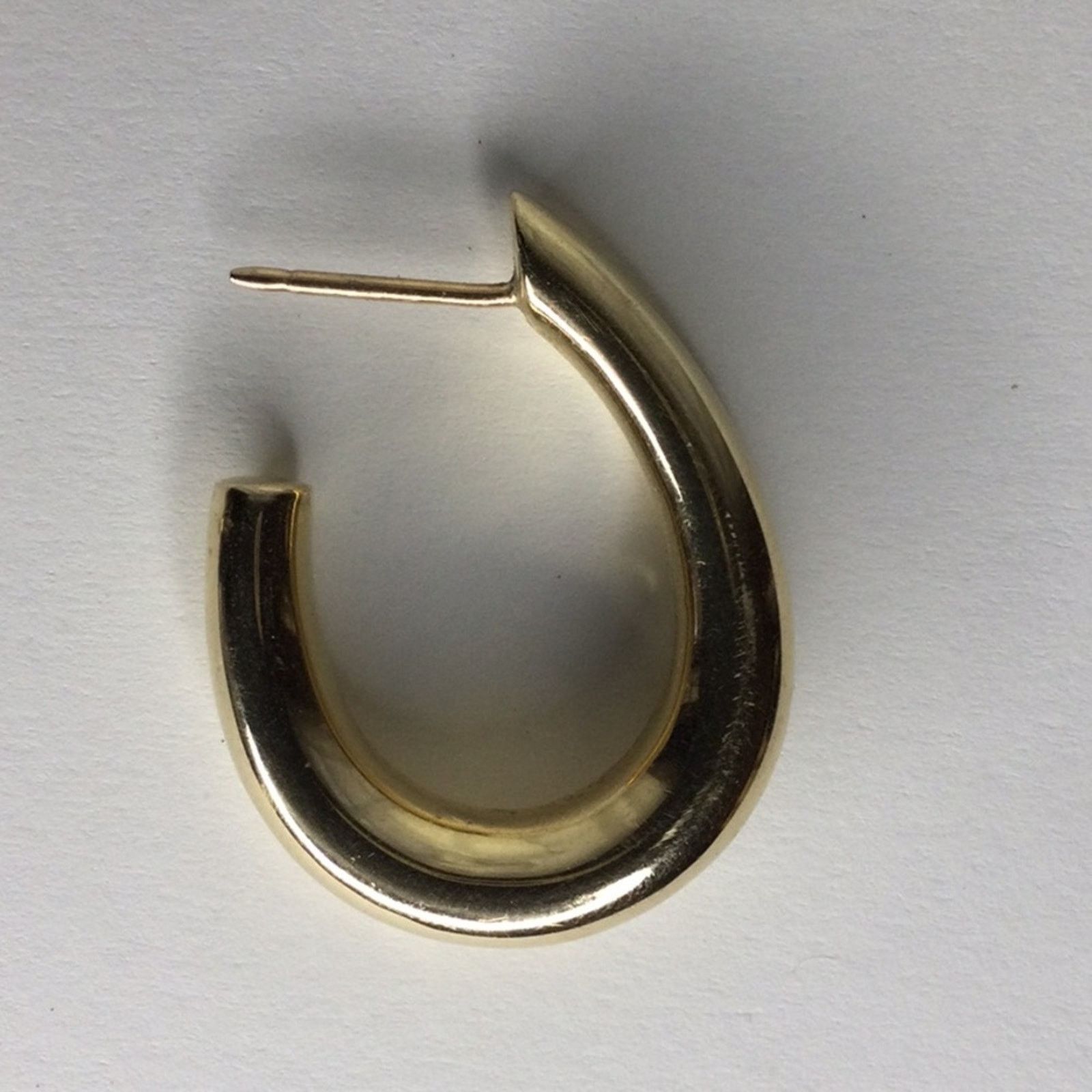 Other Gold Tone Push Back Small Hoop Earrings Size ONE SIZE - 10 Thumbnail