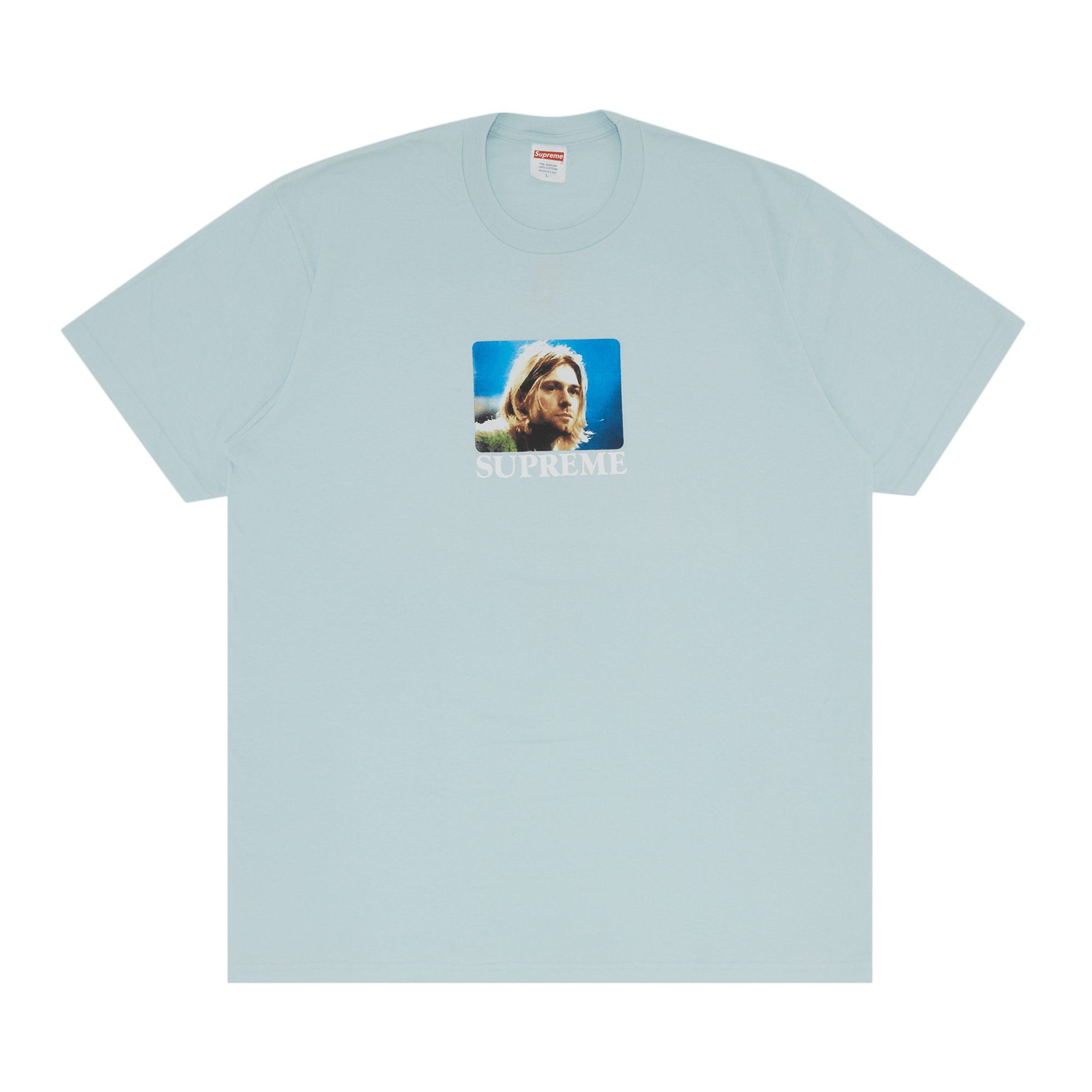 Supreme Supreme Kurt Cobain Tee Pale Blue | Grailed