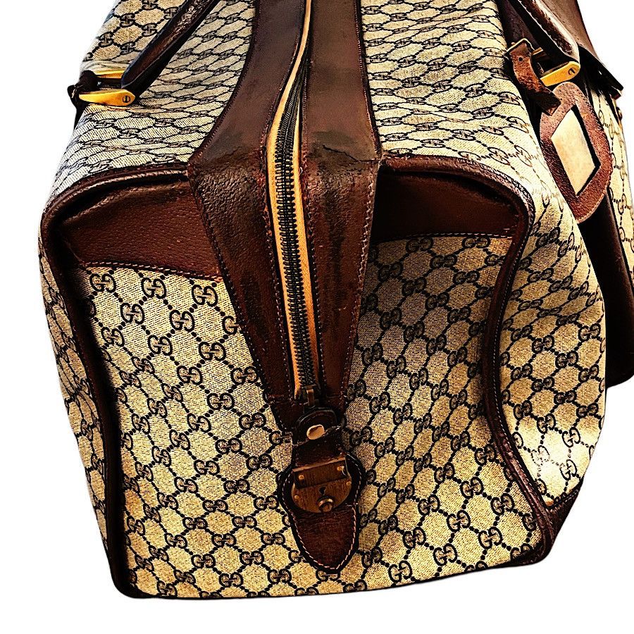 Gucci Authentic Vintage Gucci Monogram GG Oversized Travel Bag Size ONE SIZE - 5 Thumbnail