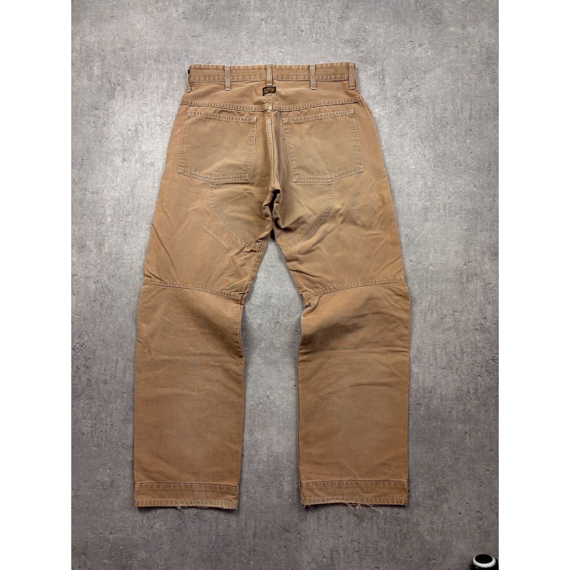 G-Star Vintage G-STAR RAW Double Knee Canvas Pants Brown Made In It Size US 34 / EU 50 - 6 Thumbnail