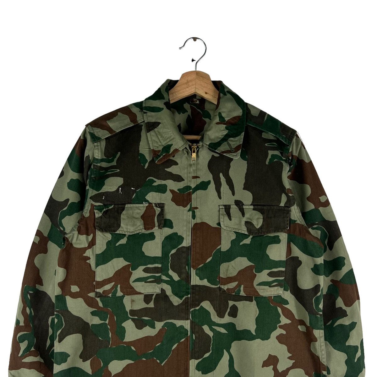 Vintage 🔥Vtg 70’s Vietnam Military Collections Chore Jacket Size US M / EU 48-50 / 2 - 2 Thumbnail