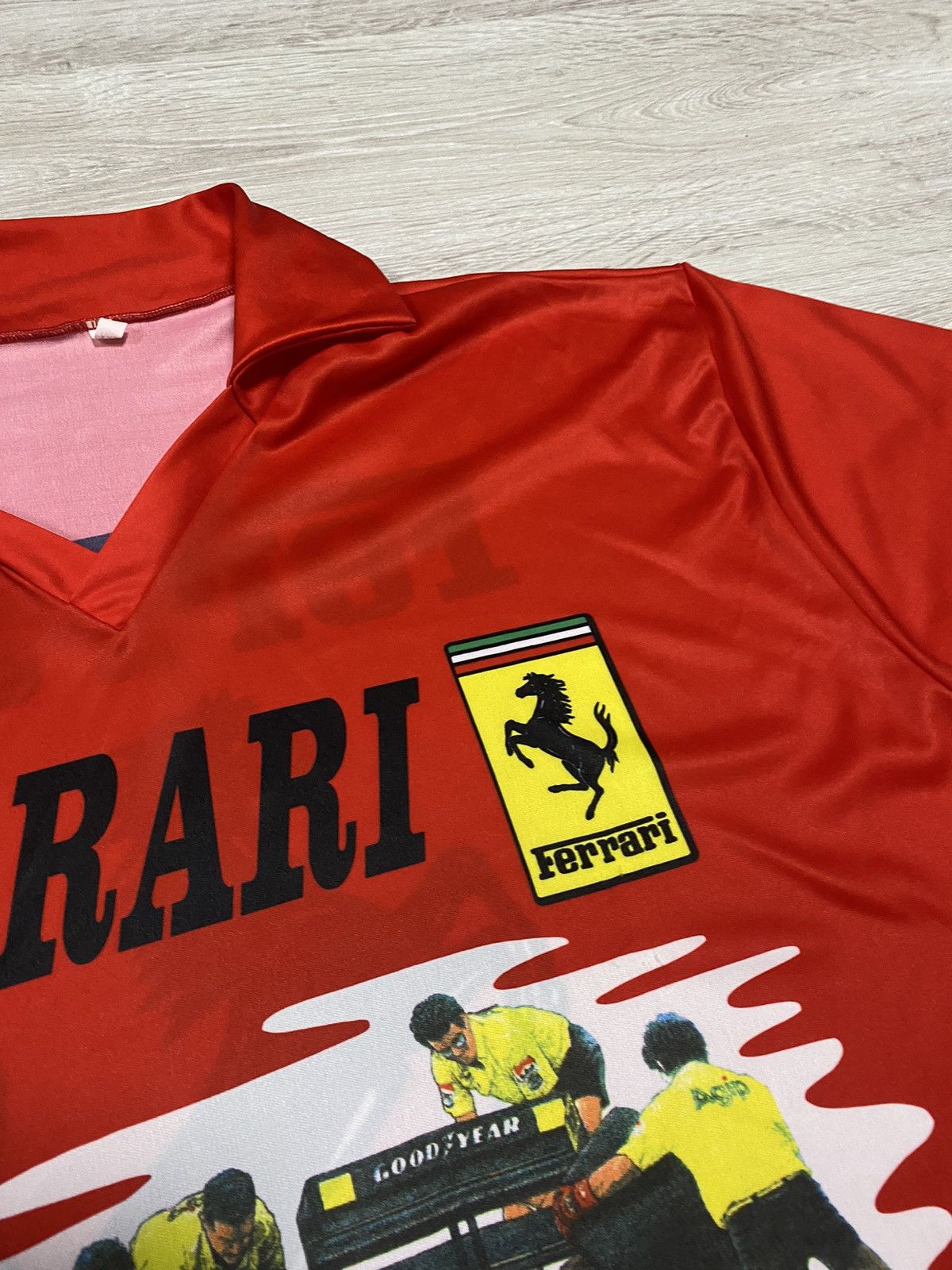 Vintage Vintage Jersey Ferrari pit stop size XXL 90’s Formula 1 Size US XXL / EU 58 / 5 - 4 Thumbnail