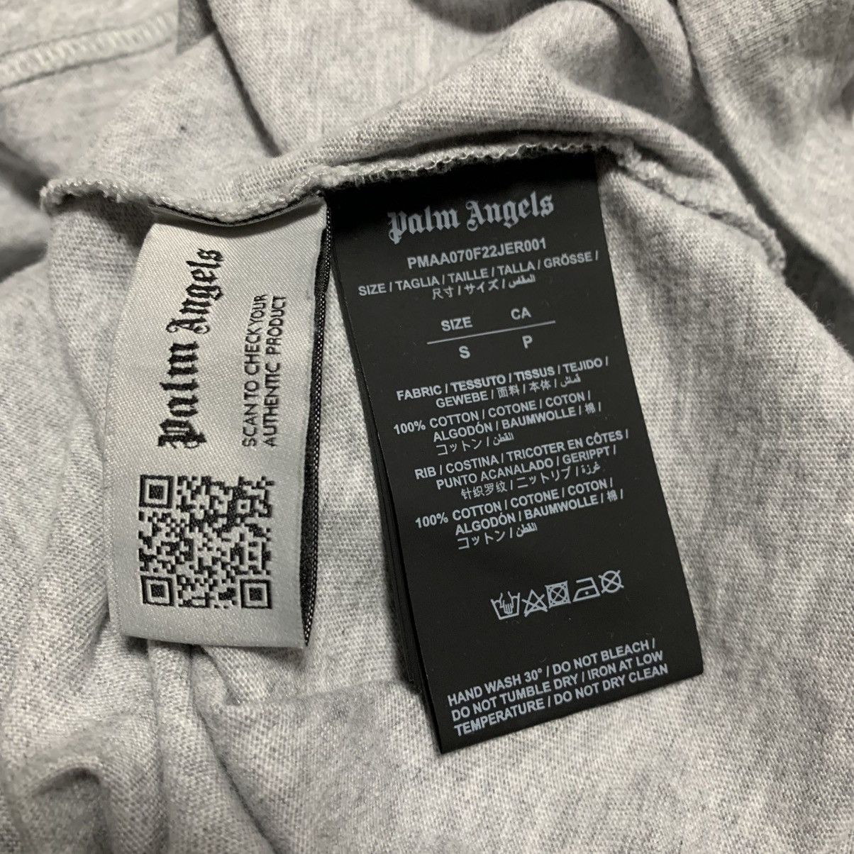 Palm Angels Palm Angels Small Logo Classic Grey Tee Size US S / EU 44-46 / 1 - 7 Thumbnail