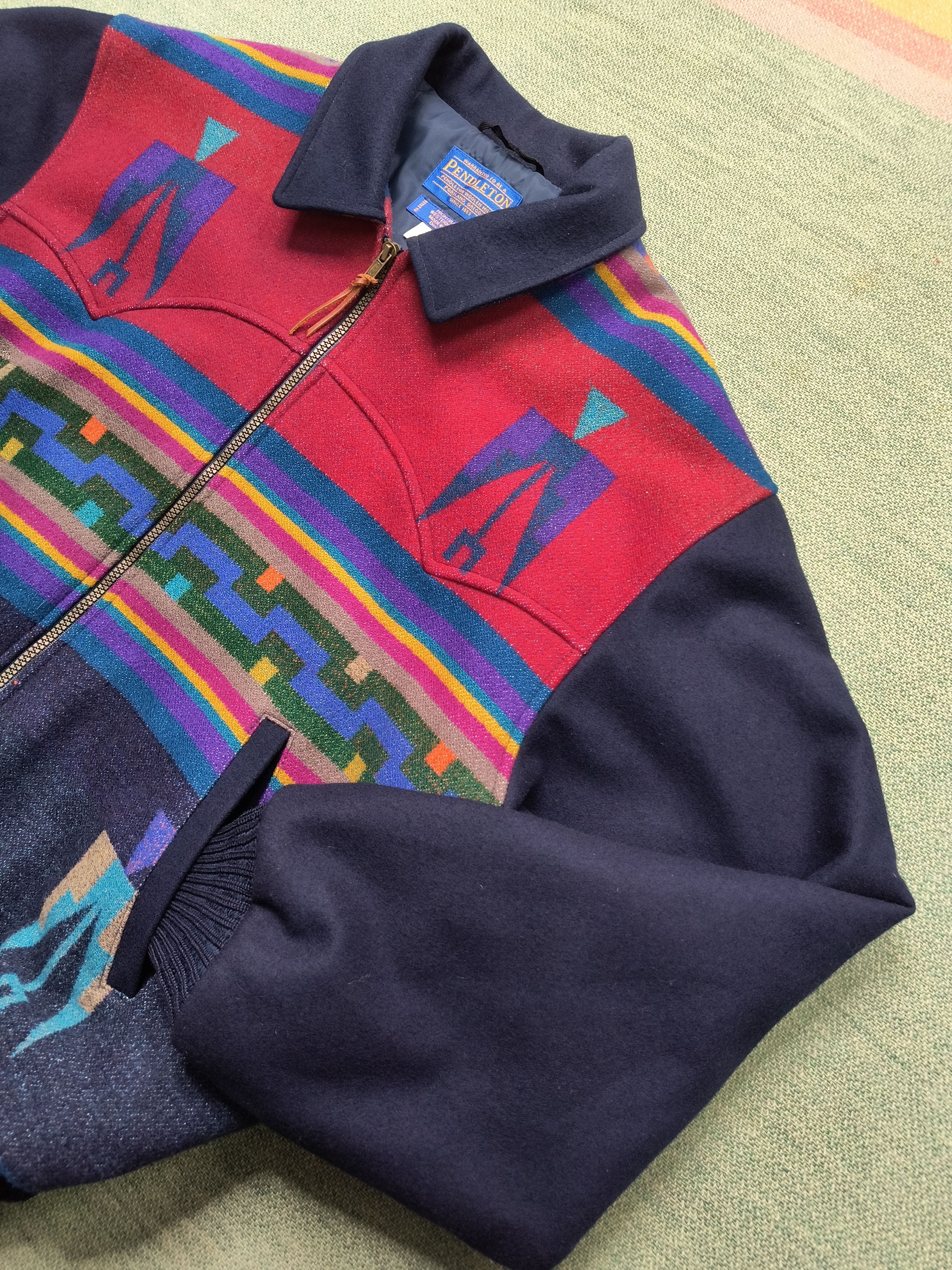 Pendleton Vintage Pendleton native western aztec navajo wool jacket Size US XL / EU 56 / 4 - 3 Thumbnail