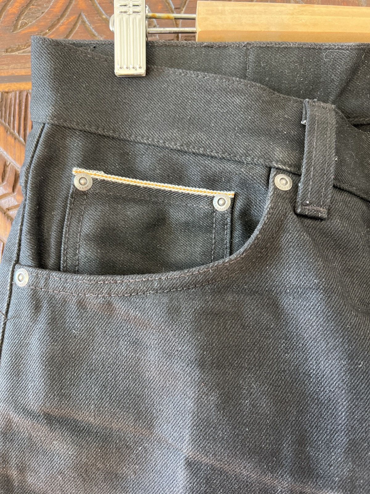 Nudie Jeans Steady Eddy II Dry Black Selvage Size US 32 / EU 48 - 1 Thumbnail