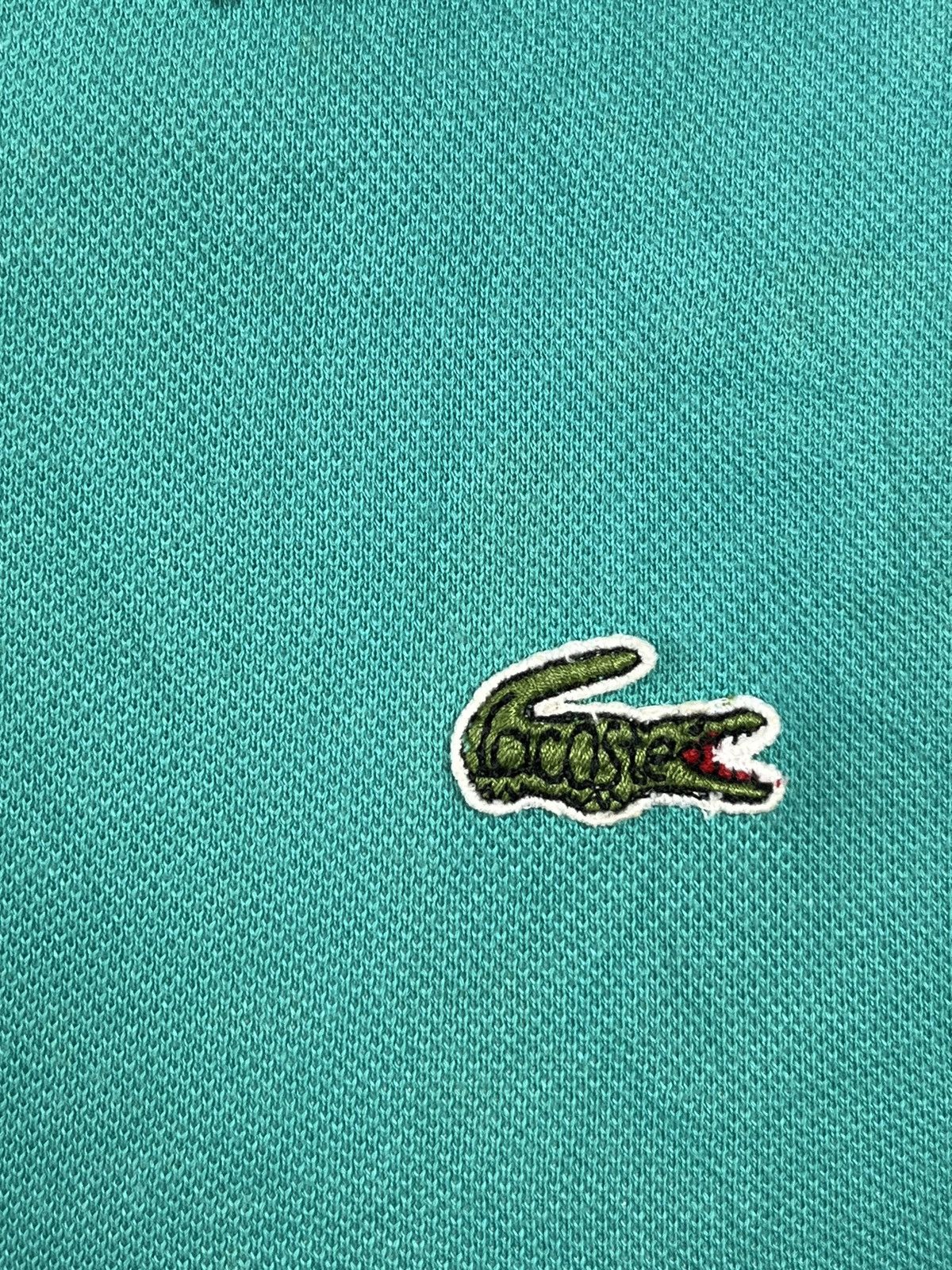 Fred Perry × Lacoste × Vintage Turquoise Chemise Lacoste Polo T Made In Japan Size US S / EU 44-46 / 1 - 5 Thumbnail