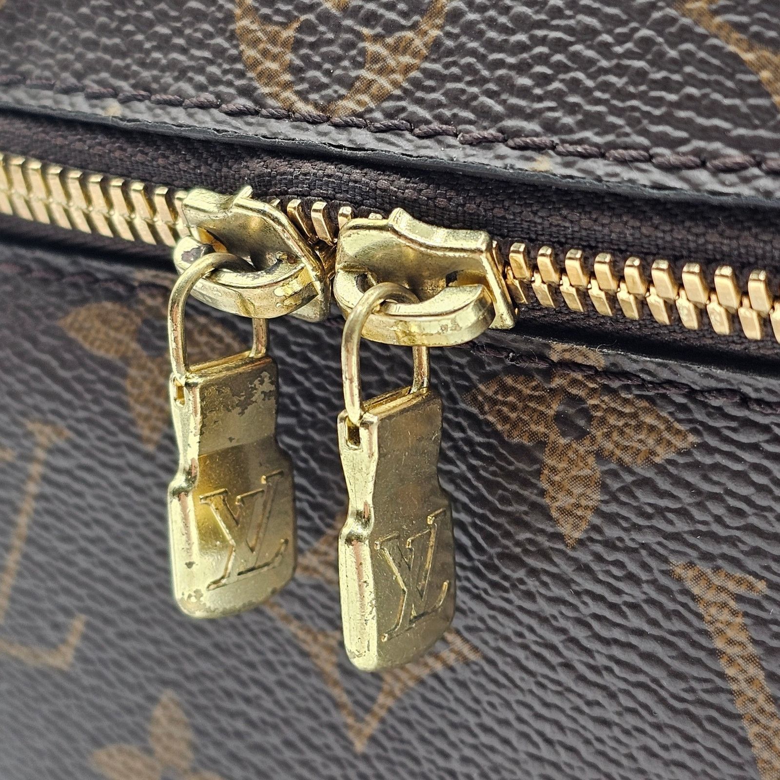 Louis Vuitton Nice Mini Vanity Case Monogram Canvas Beauty Bag Brown Size ONE SIZE - 10 Thumbnail