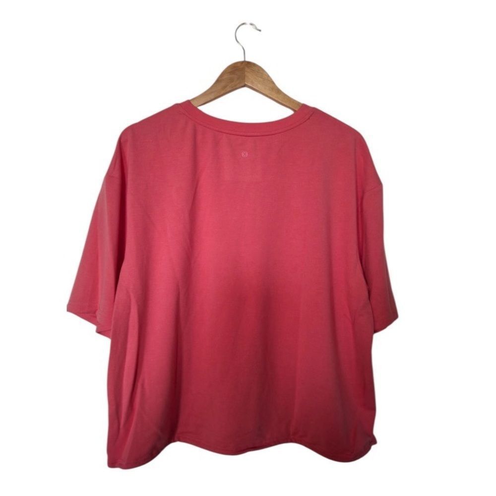 Layer 8 Layer 8 Coral Pink Performance Tee – Size L Size L / US 10 / IT 46 - 2 Thumbnail