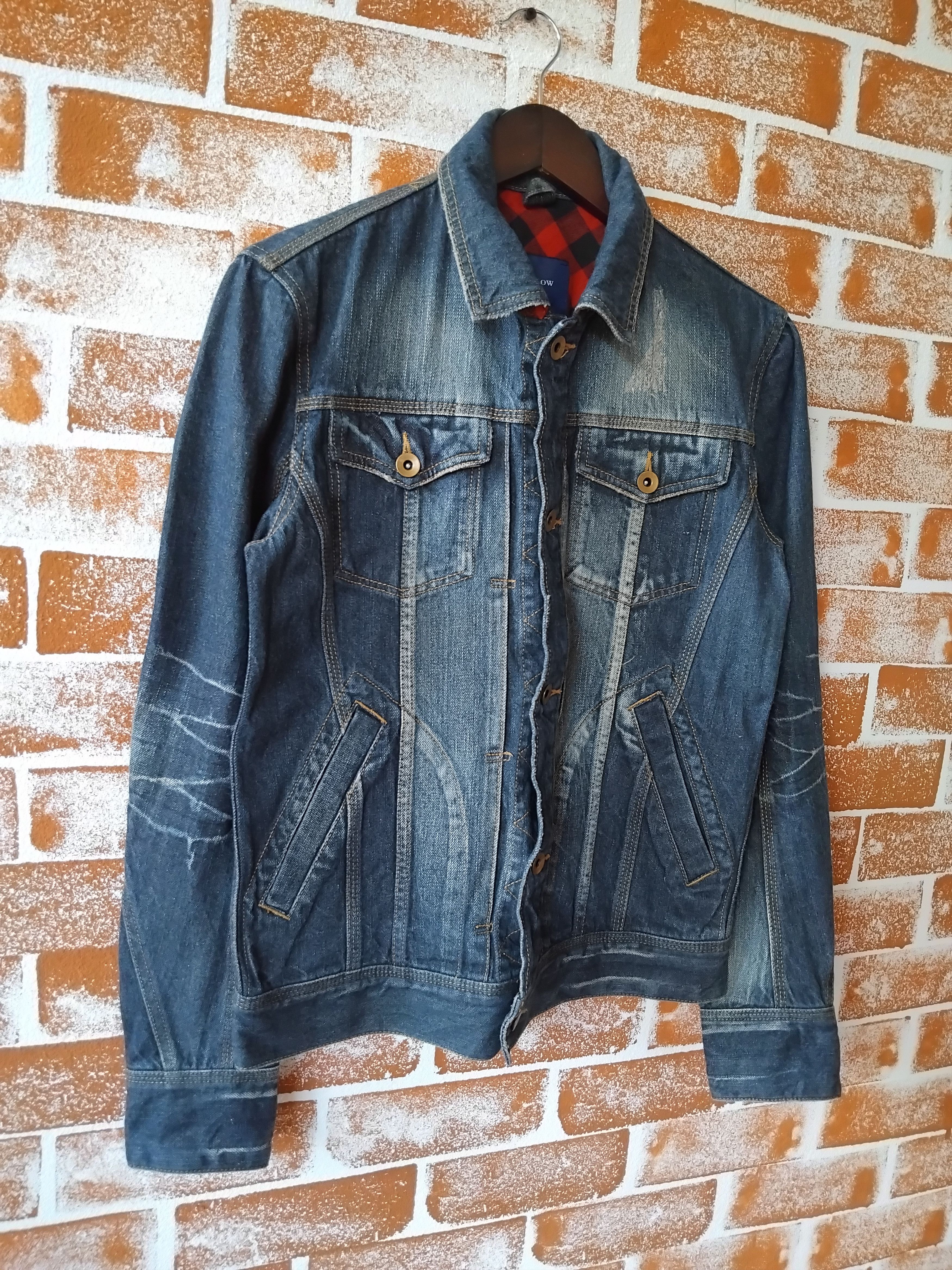 If Six Was Nine 💥Mind Blow Japanese style acid wash denim jacket Size US M / EU 48-50 / 2 - 3 Thumbnail