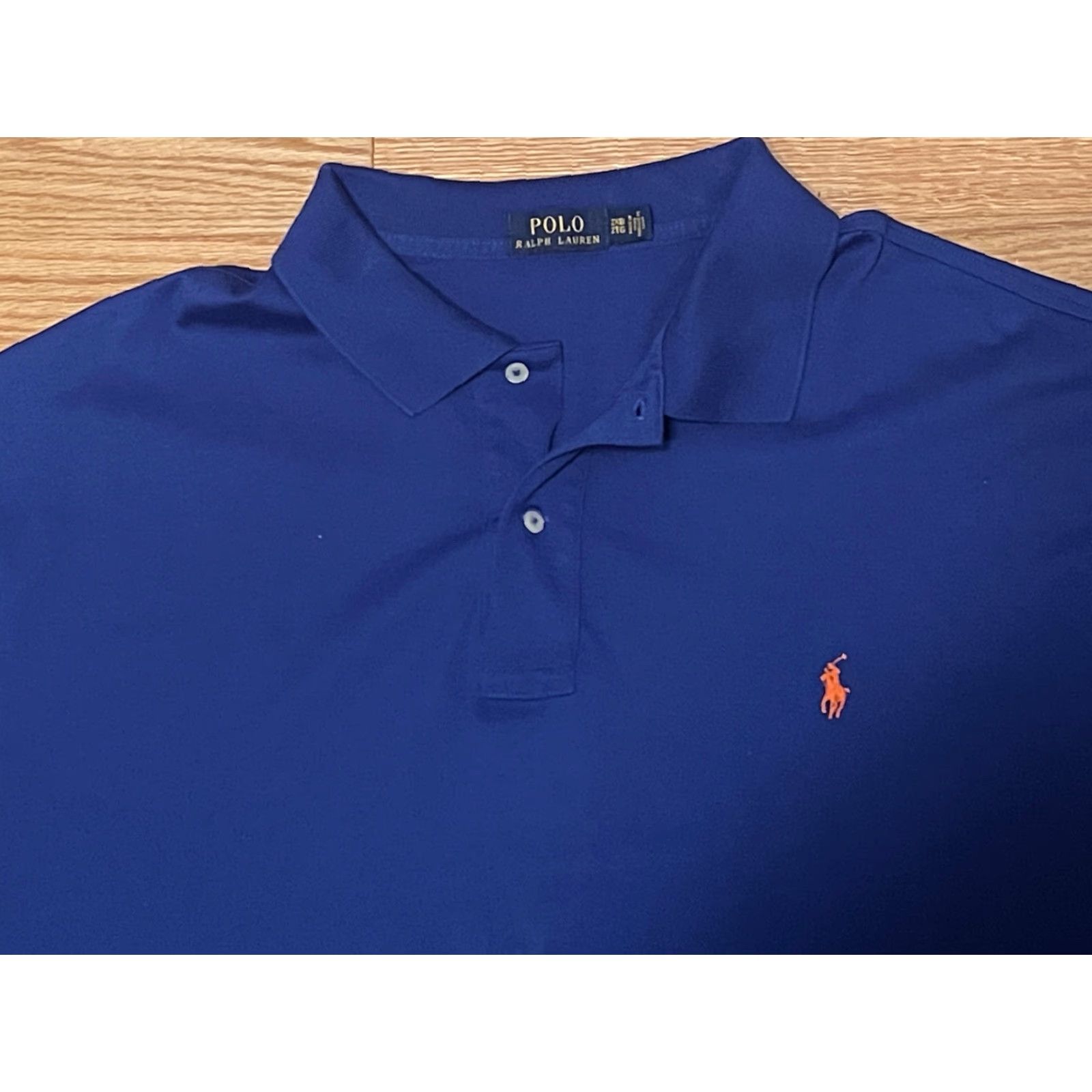 Polo Ralph Lauren Polo Ralph Lauren Polo Mens 2XB Blue Short Sleeve Collared Solid Cotton Knit Embroidered Breathable Lightweight Moisture Wicking Golf Logo Sports Size US XXL / EU 58 / 5 - 2 Thumbnail