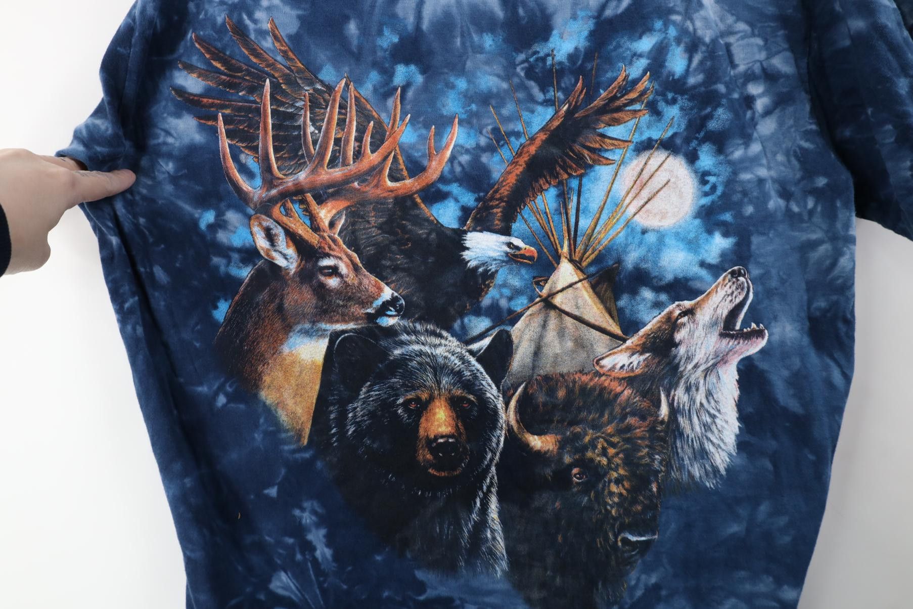 Vintage Vintage 90s Y2K State Park Acid Wash Nature Eagle T-Shirt Size US L / EU 52-54 / 3 - 5 Thumbnail