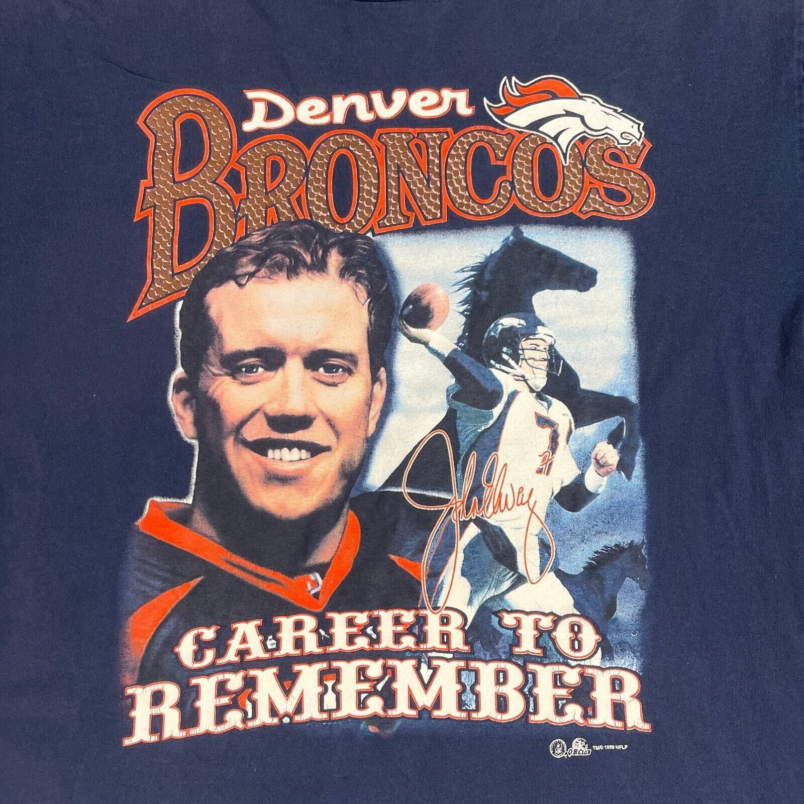 Other Vintage 90s John Elway Denver Broncos Career to Remember XL Size US XL / EU 56 / 4 - 2 Thumbnail