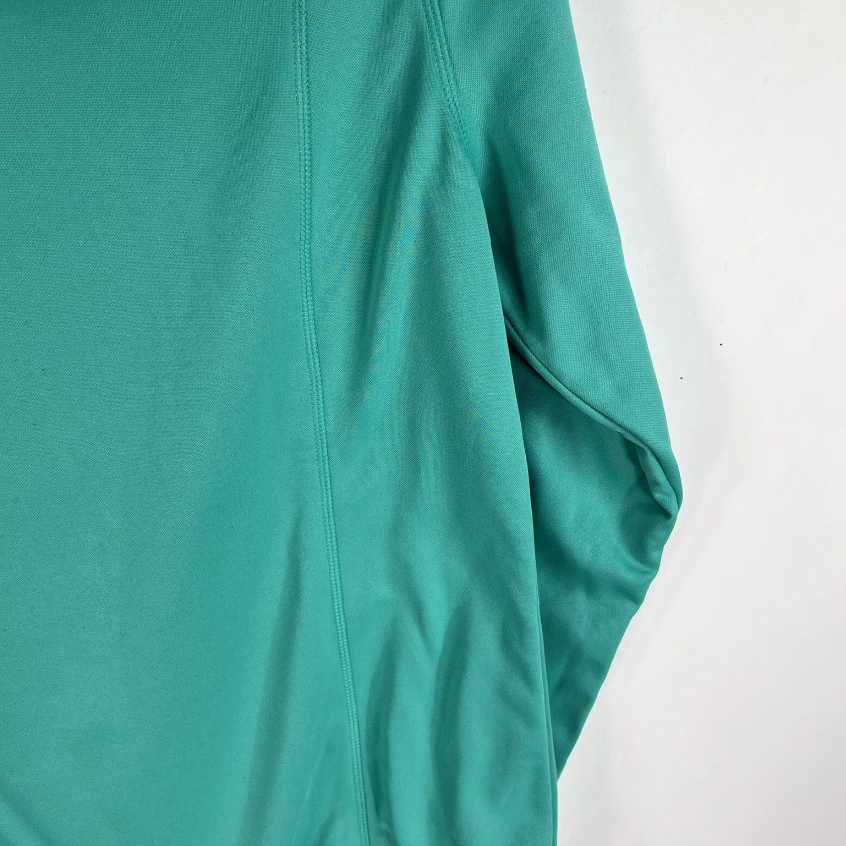 Champion Champion Sweatshirt Women's Size L Green Duo Dry Running Cowl Neck Long Sleeve Size L / US 10 / IT 46 - 3 Thumbnail