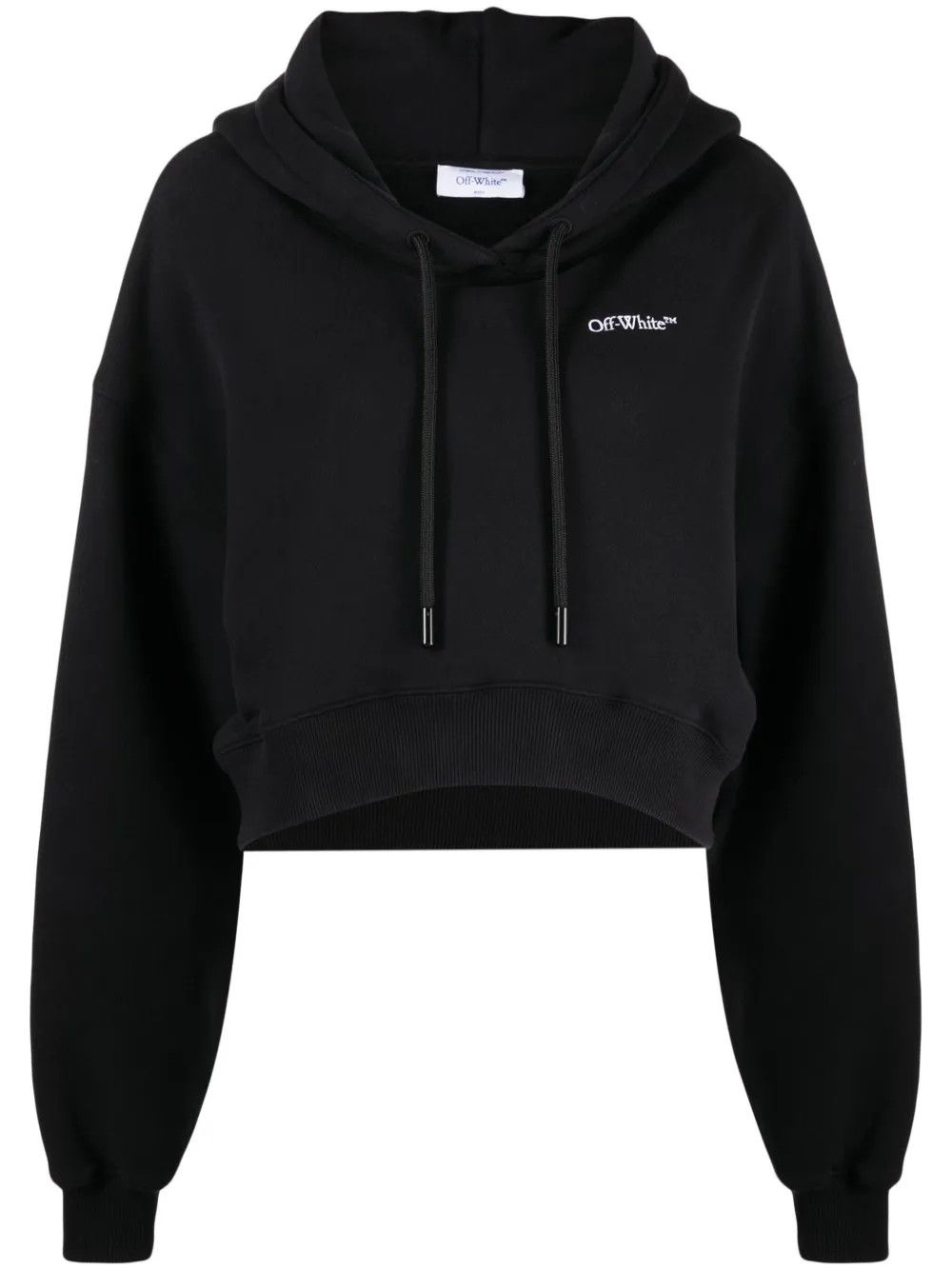 Off-White o1y1225 Logo Hoodie in Black Size XS / US 0-2 / IT 36-38 - 1 Thumbnail