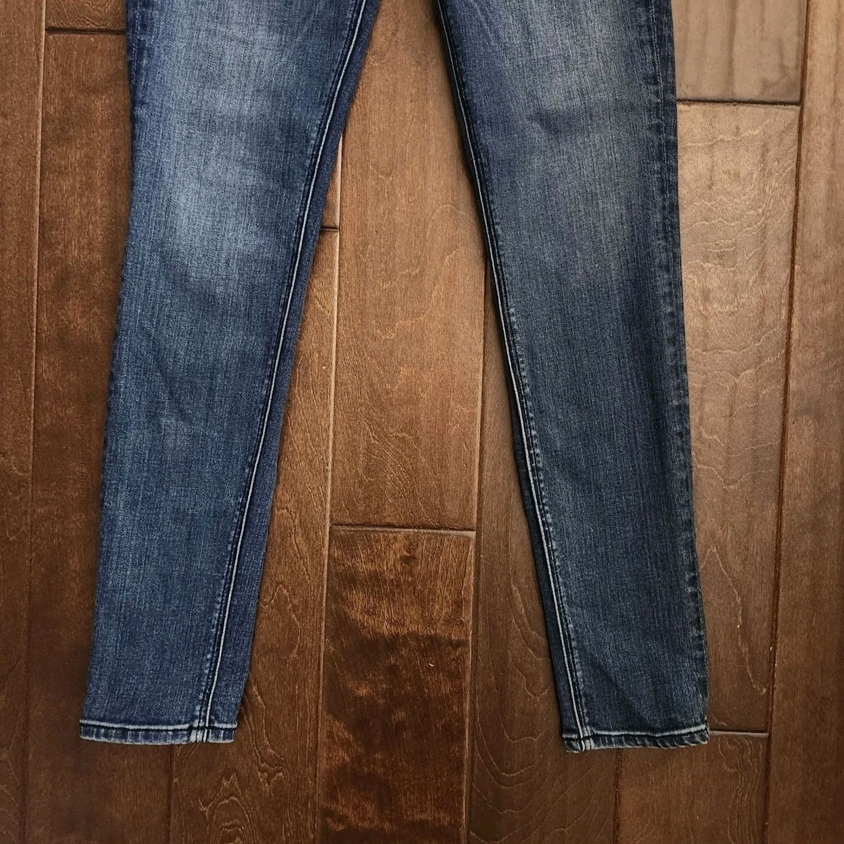 Denime McGuire Jeans Womens 28 Blue Size Skinny Stretch Denim Ankle Crop Size 28" / US 6 / IT 42 - 3 Thumbnail