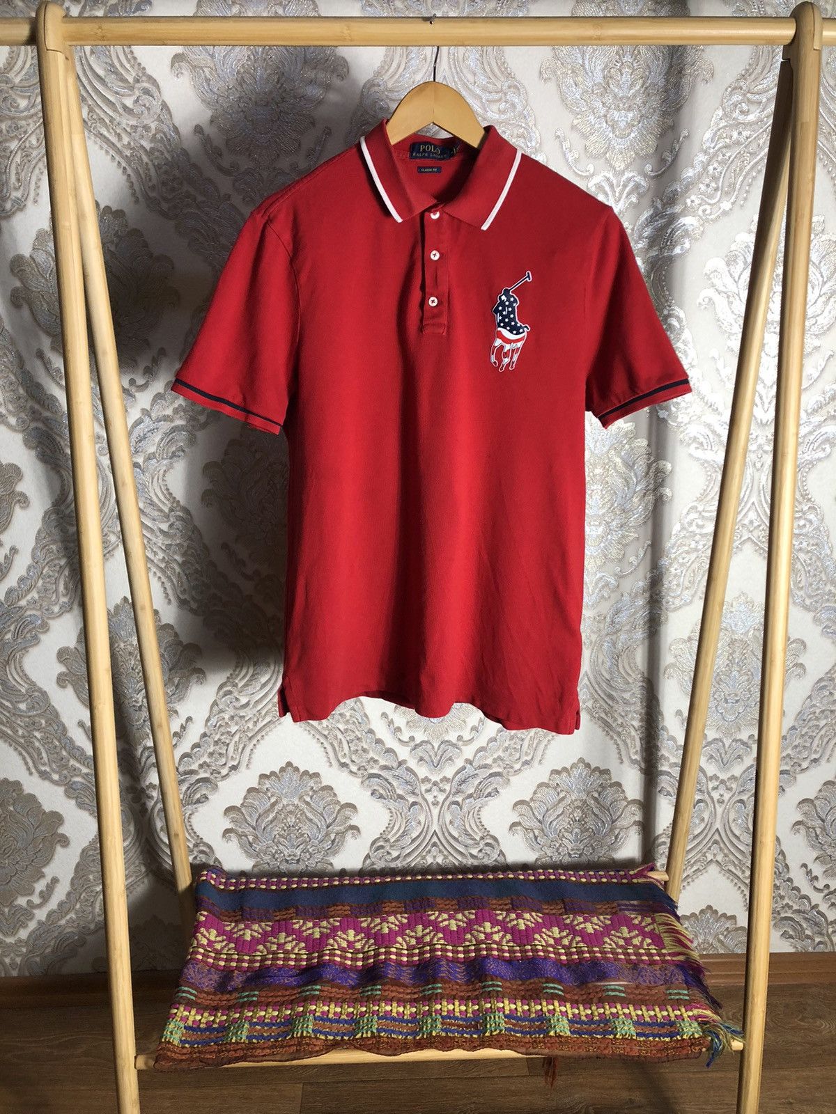 Polo Ralph Lauren × Vintage VERY RARE POLO RALPH LAUREN USA FLAG DESIGNER LUXURY Y2K 90s Size US M / EU 48-50 / 2 - 1 Thumbnail