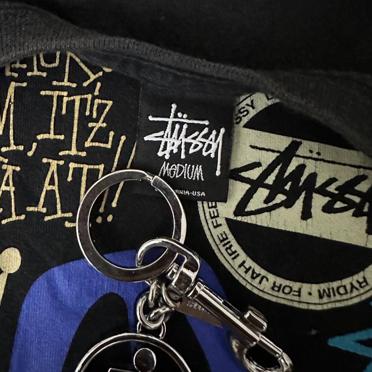 Stussy × Vintage Stussy “It ain’t where ya from, it’z where ya at!” Size US M / EU 48-50 / 2 - 3 Thumbnail
